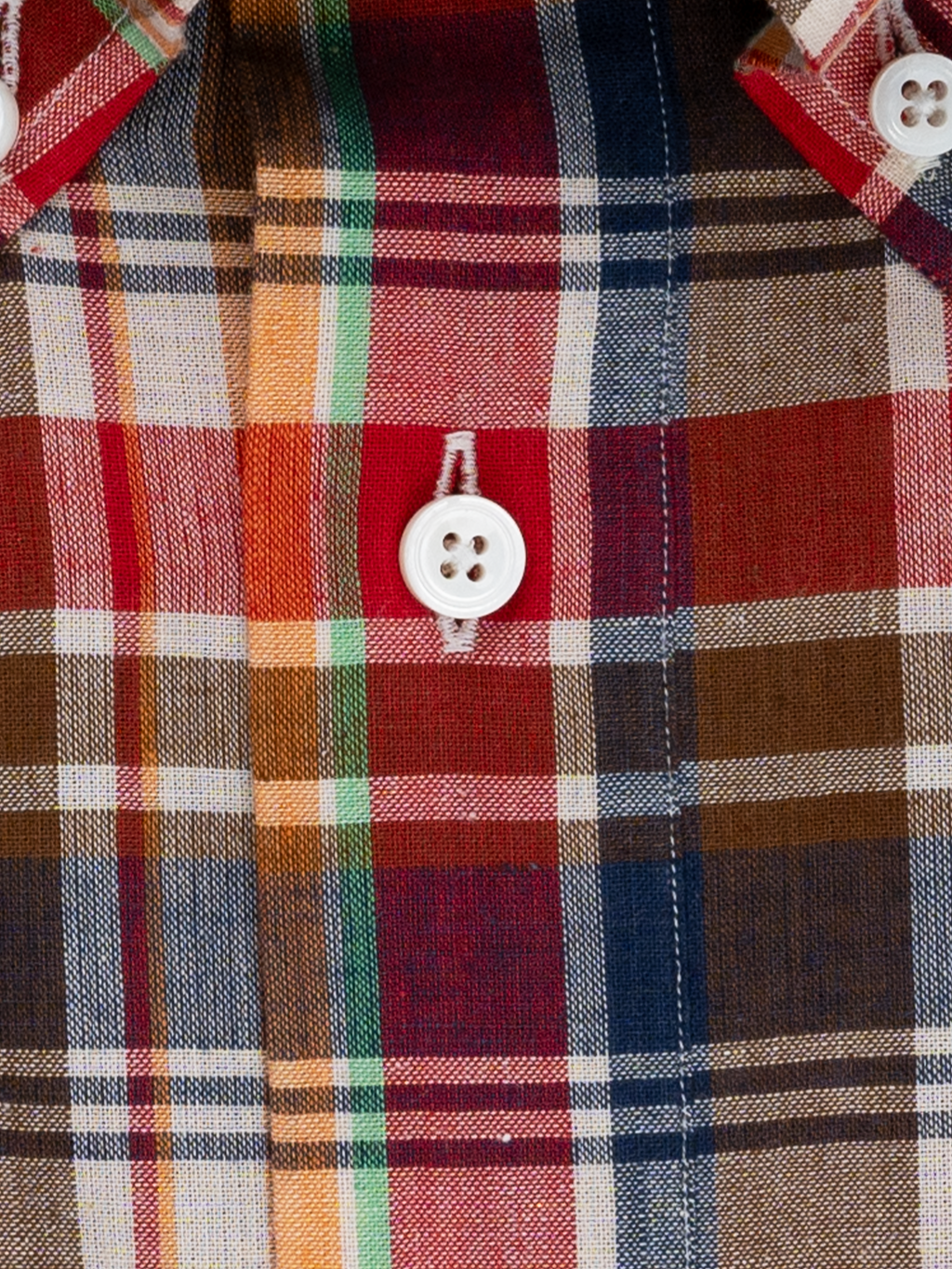 Red & Brown Madras Check