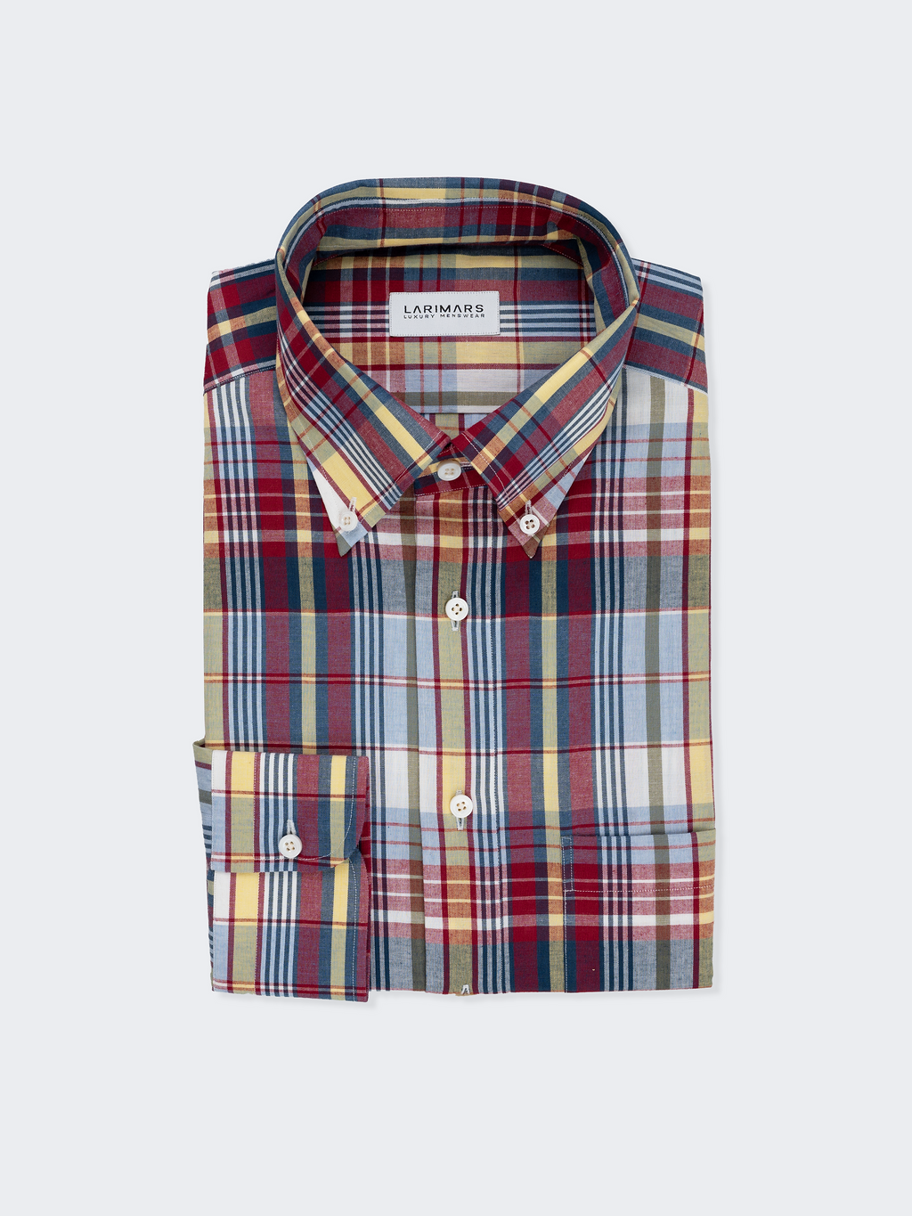 Red & Mustard Madras Check