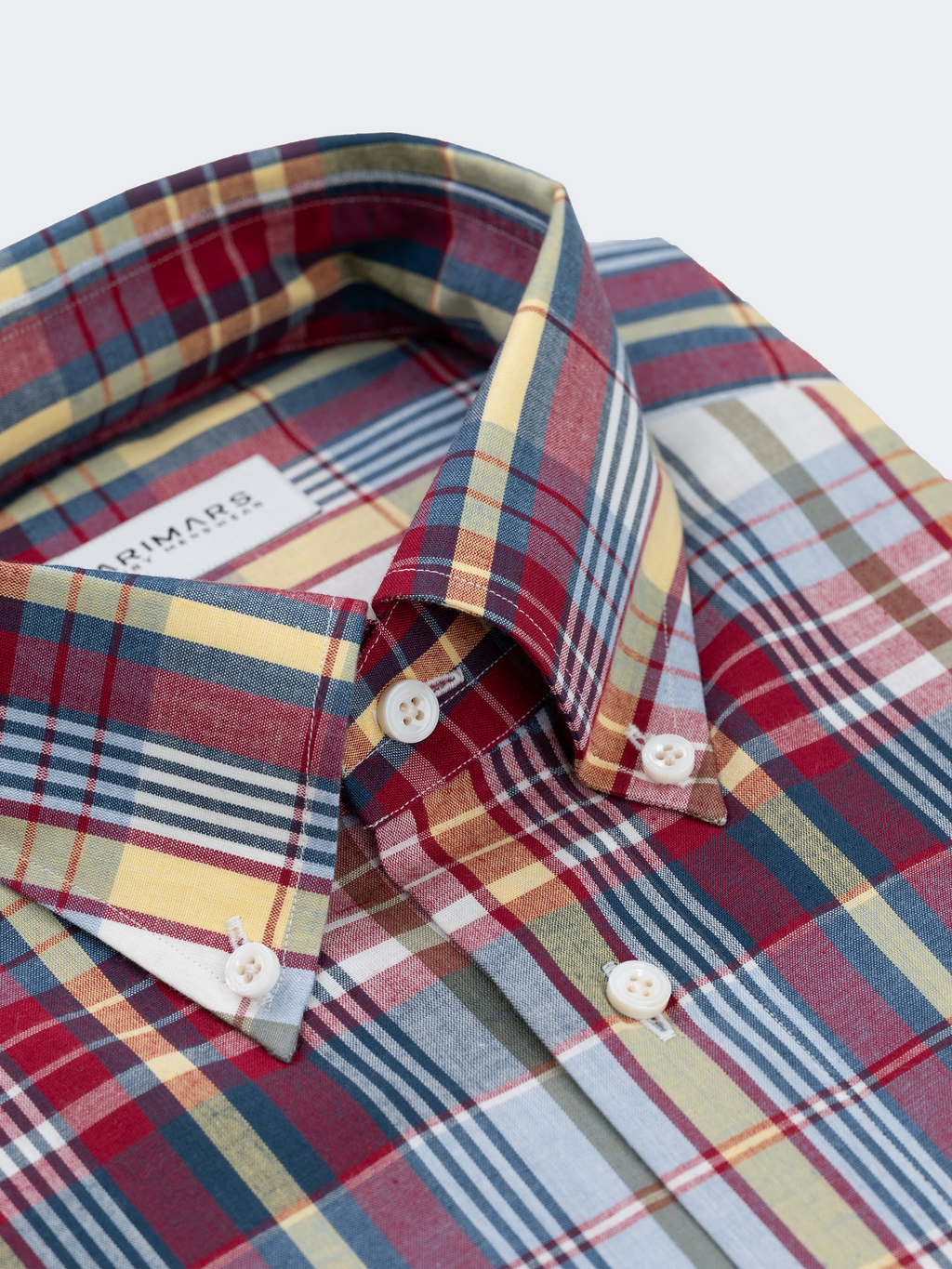 Red & Mustard Madras Check