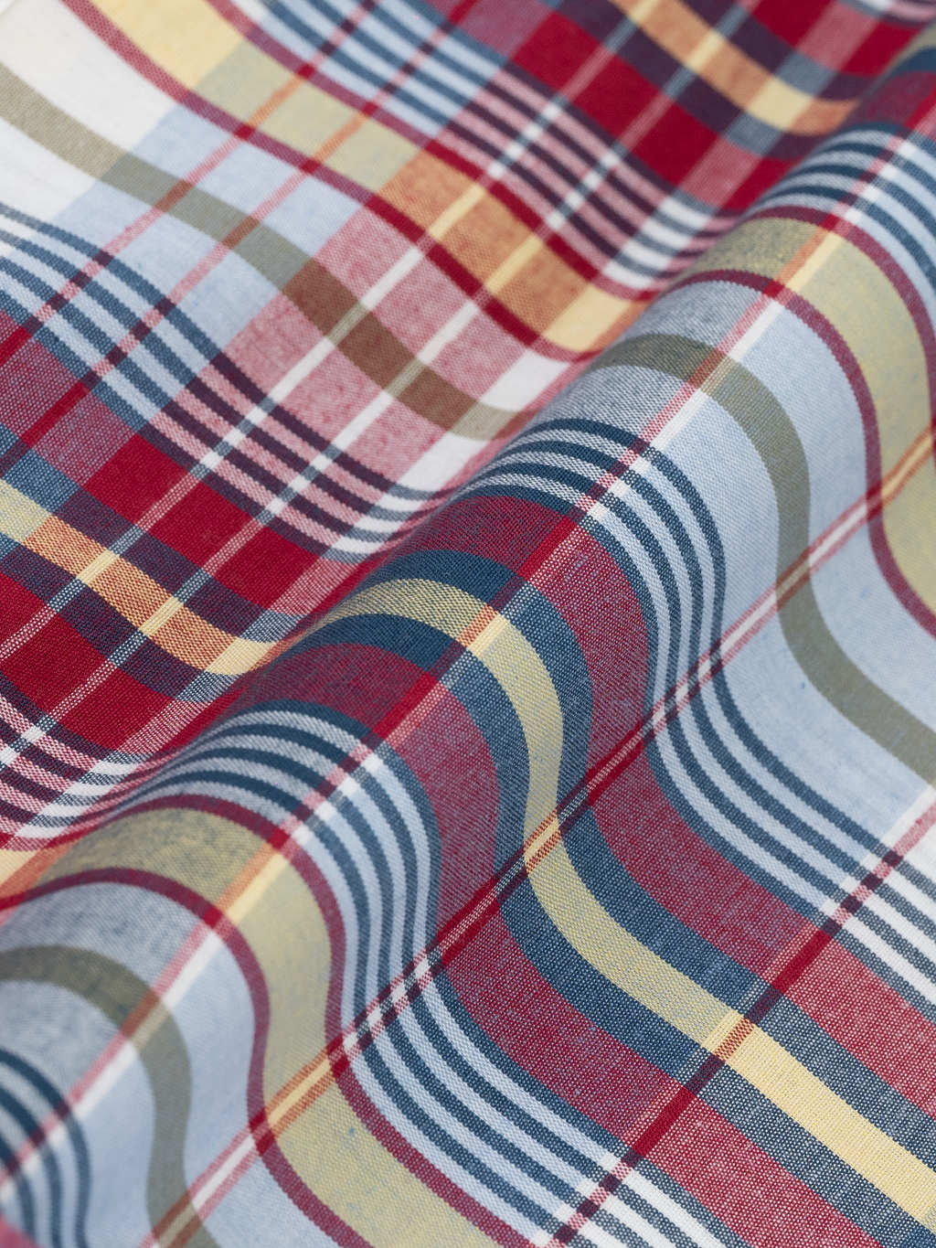 Red & Mustard Madras Check