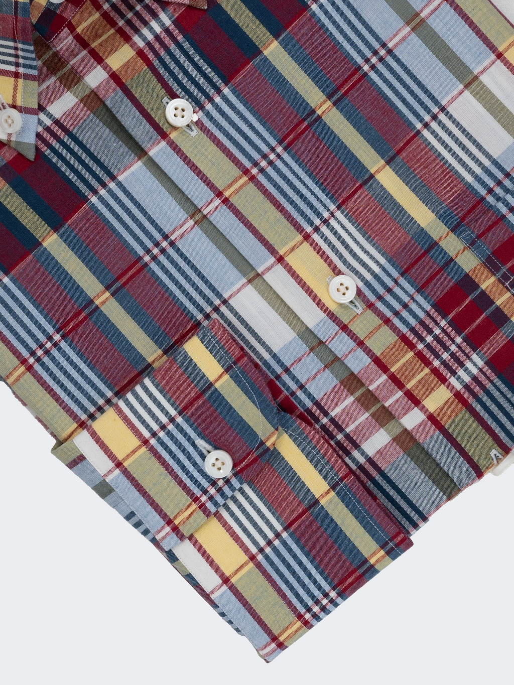 Red & Mustard Madras Check