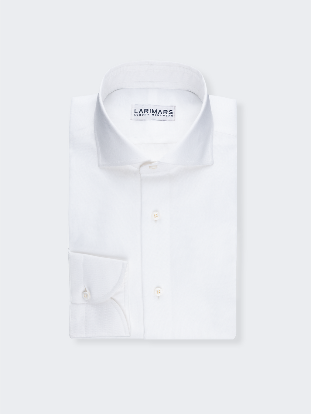 White Pinpoint Oxford | Non Iron