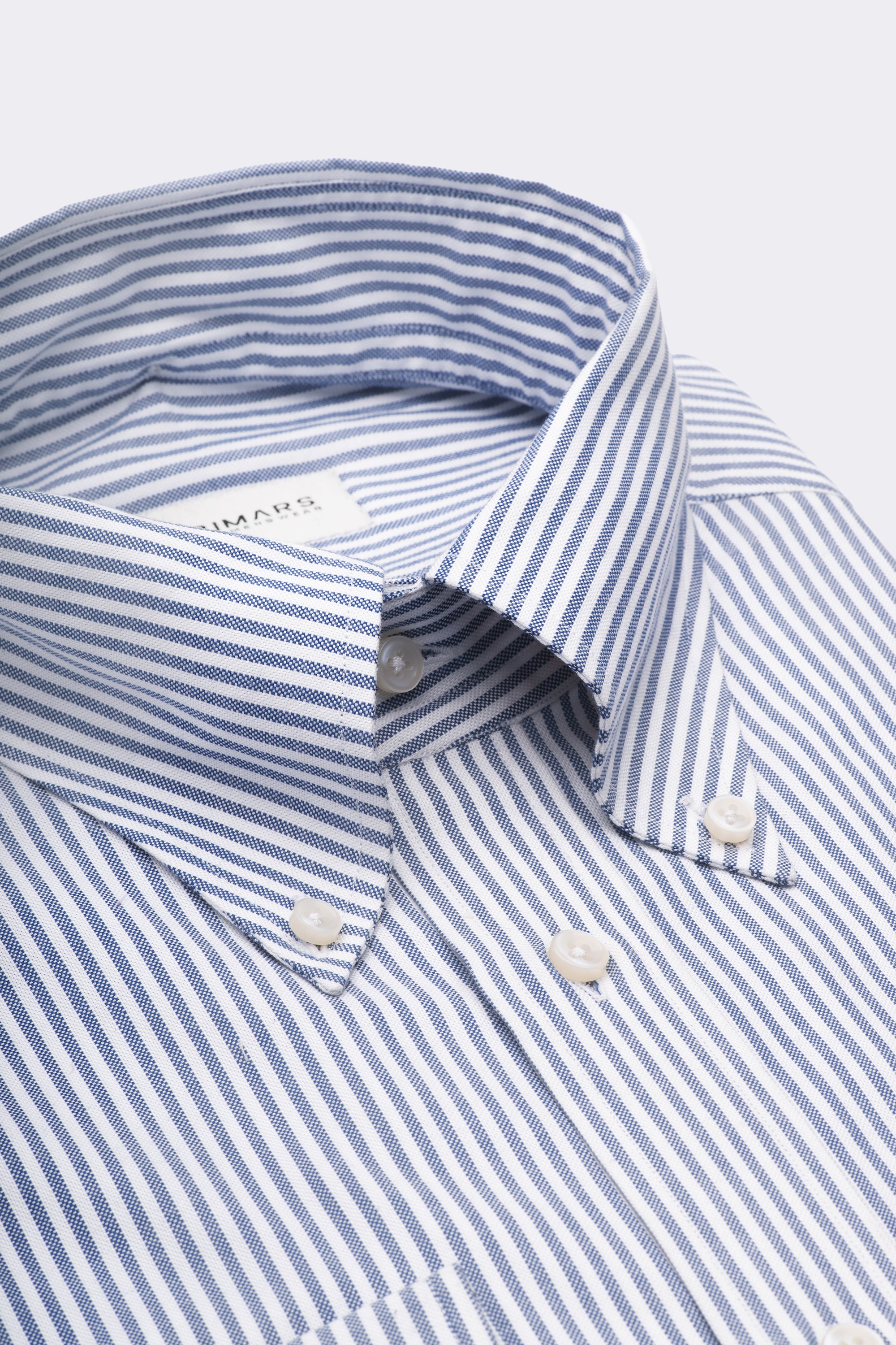 Medium Blue Stripe Oxford | Button Down