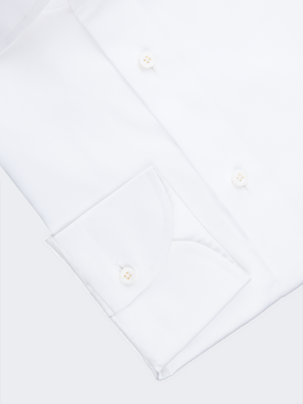 White Fine Twill | Stretch