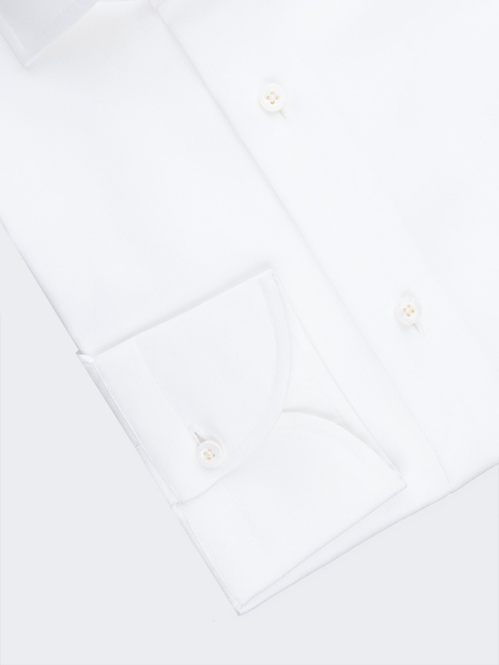 White Pinpoint Oxford | Non Iron