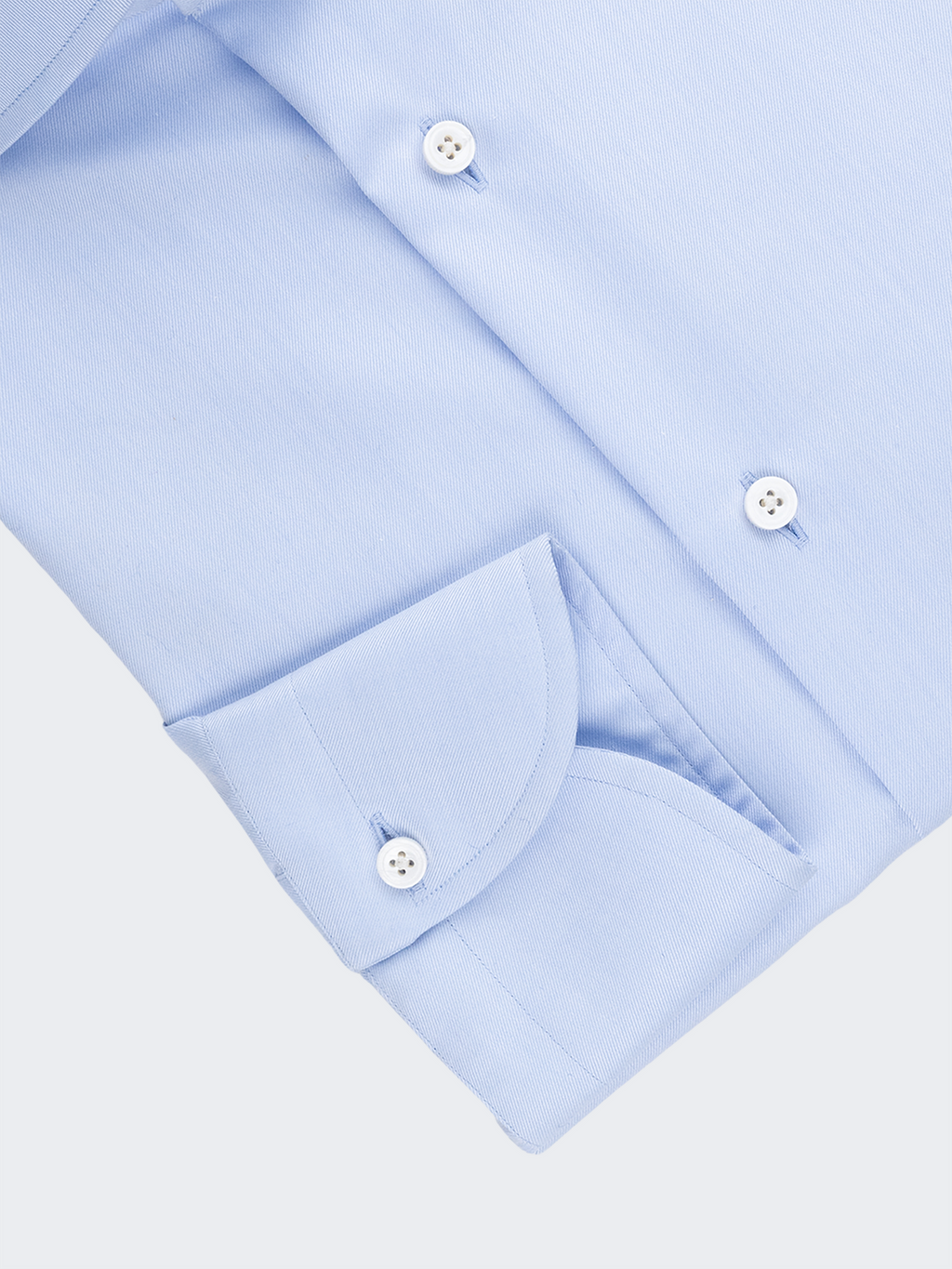 Light Blue Fine Twill | Non iron
