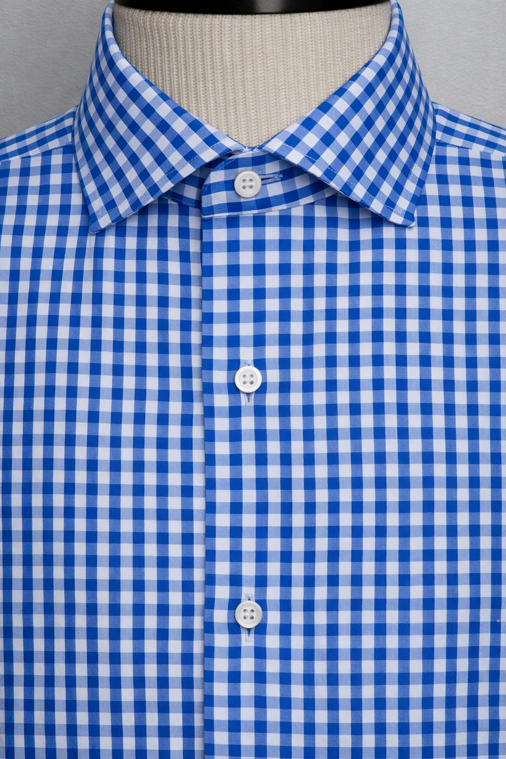 Blue Gingham | Cotton Shirt