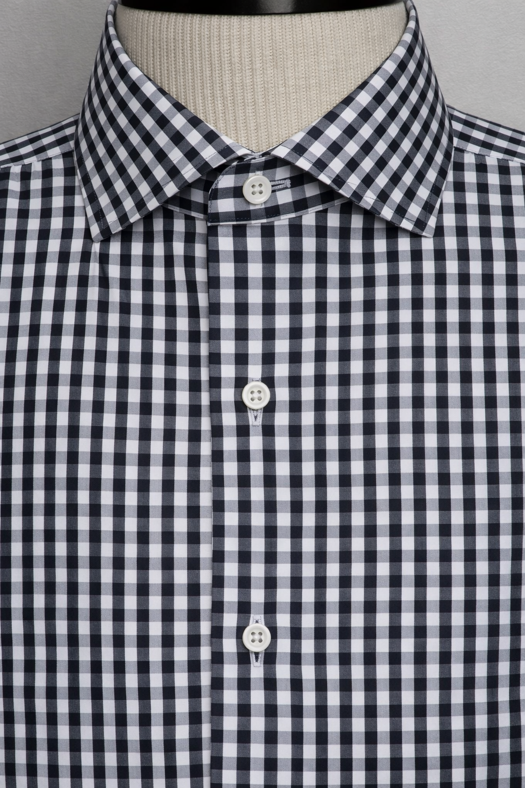 Black Gingham | Cotton Shirt