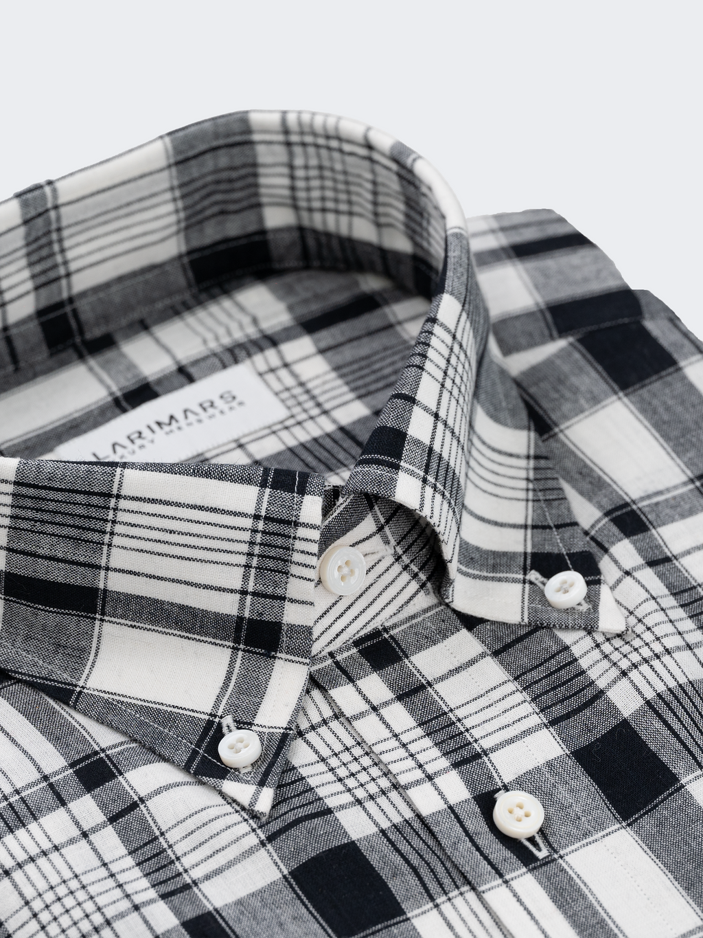 Black & White Madras Check