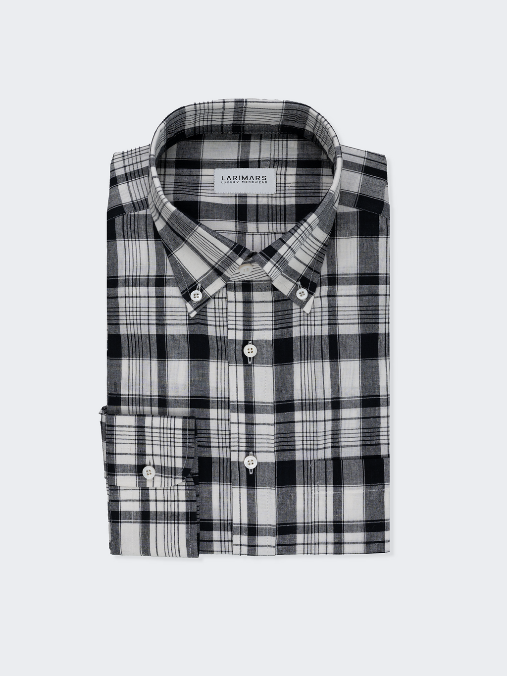 Black & White Madras Check