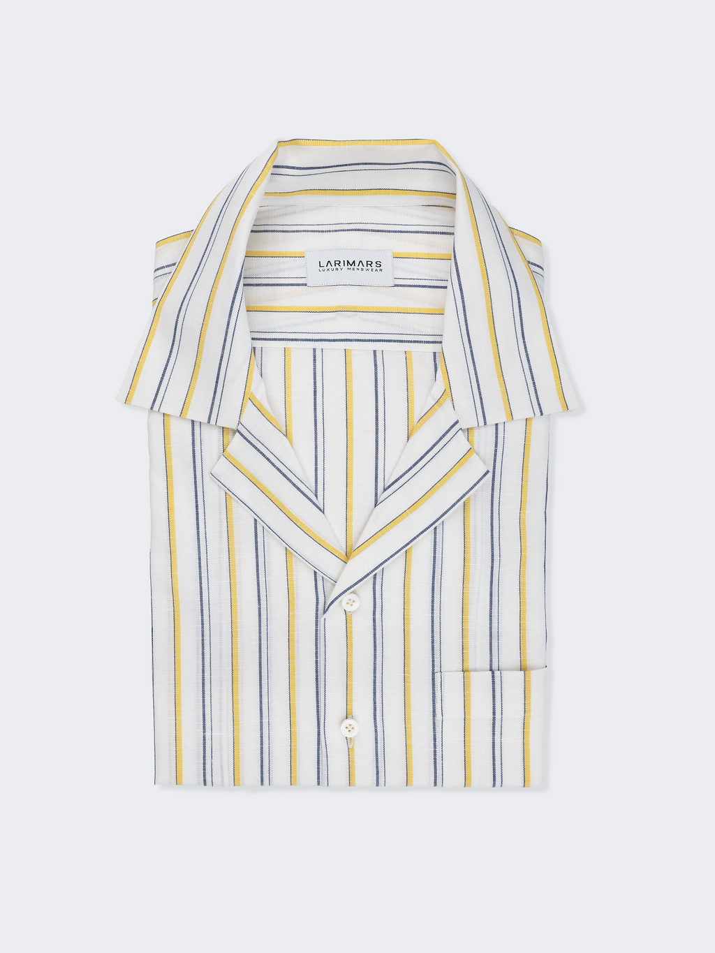 Yellow Wide Stripe | Half Sleeve