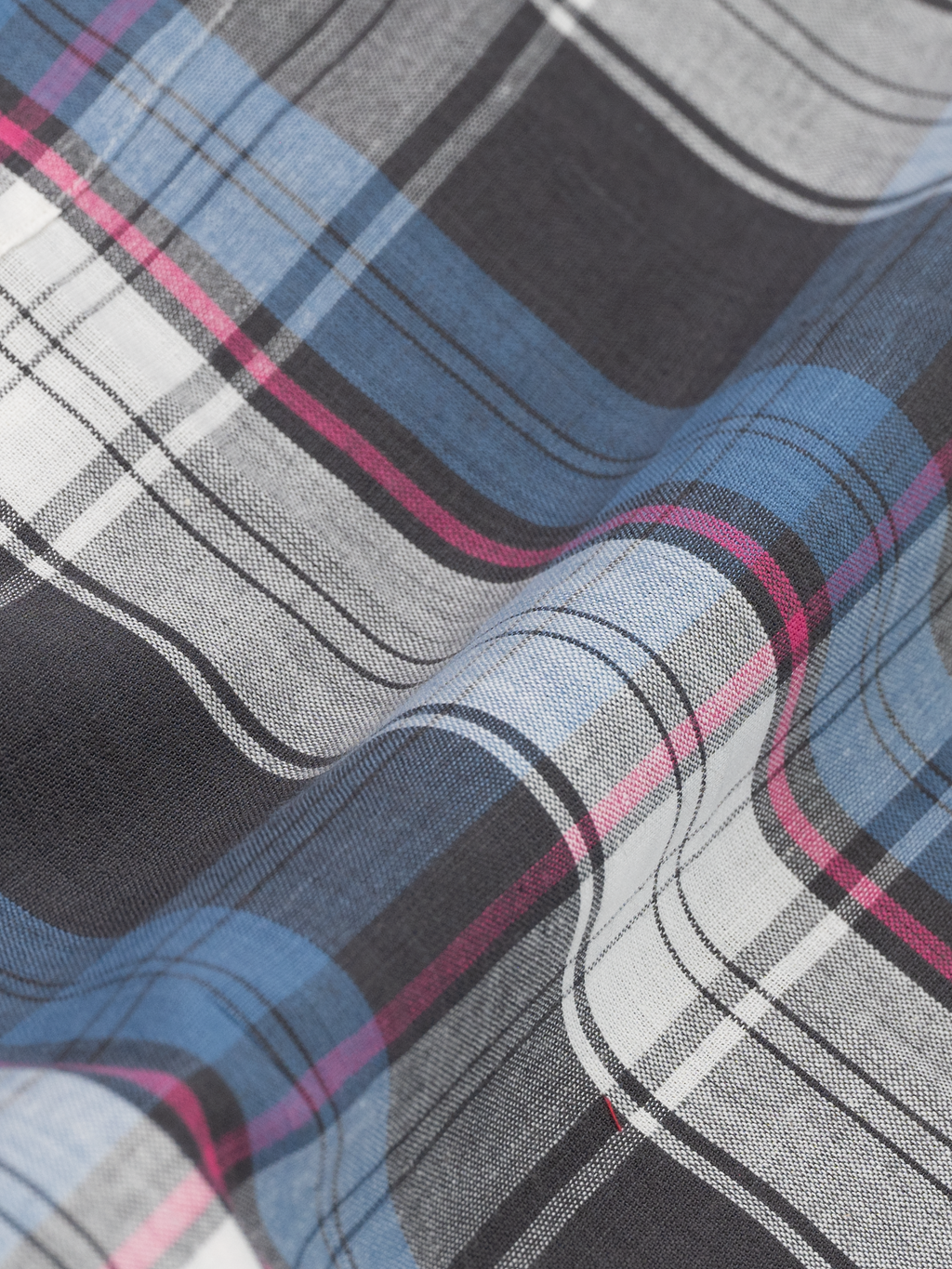 Carreaux Madras bleus et gris