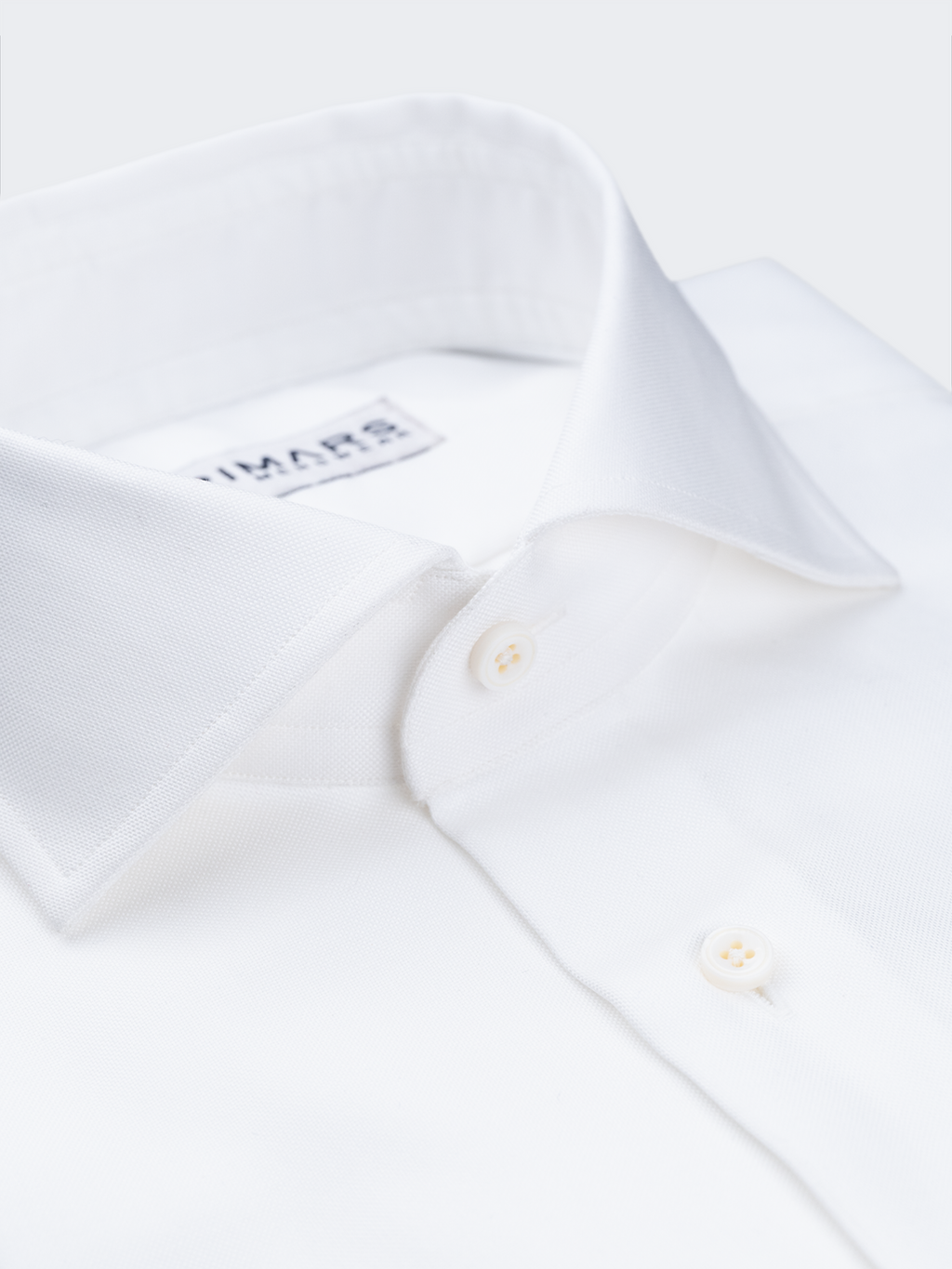 White Pinpoint Oxford | Non Iron