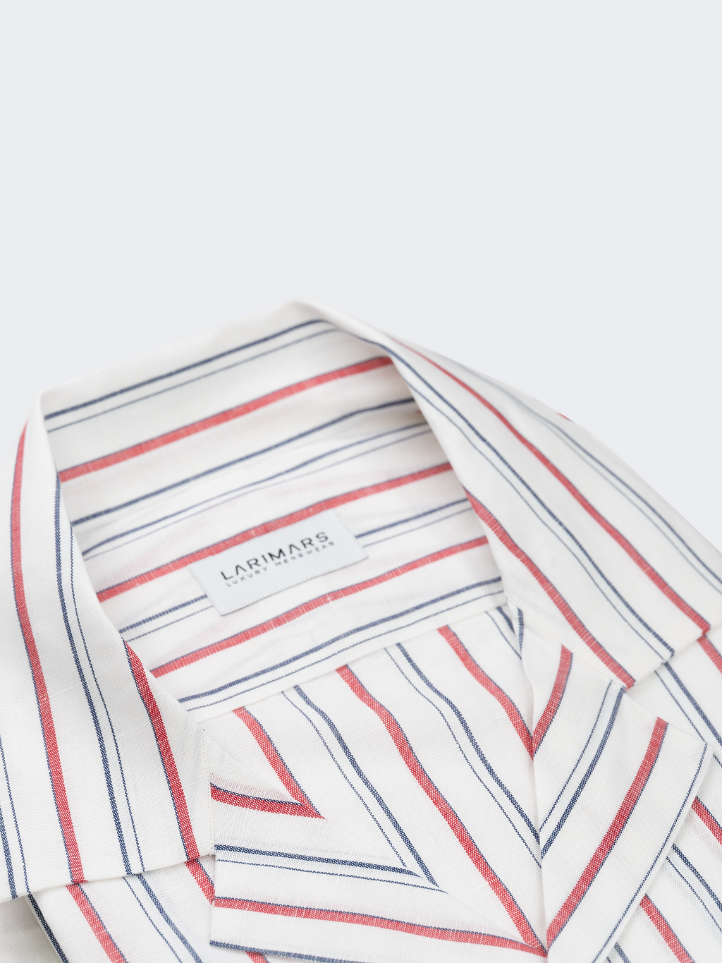 Red & Blue Wide Stripe | Half Sleeve