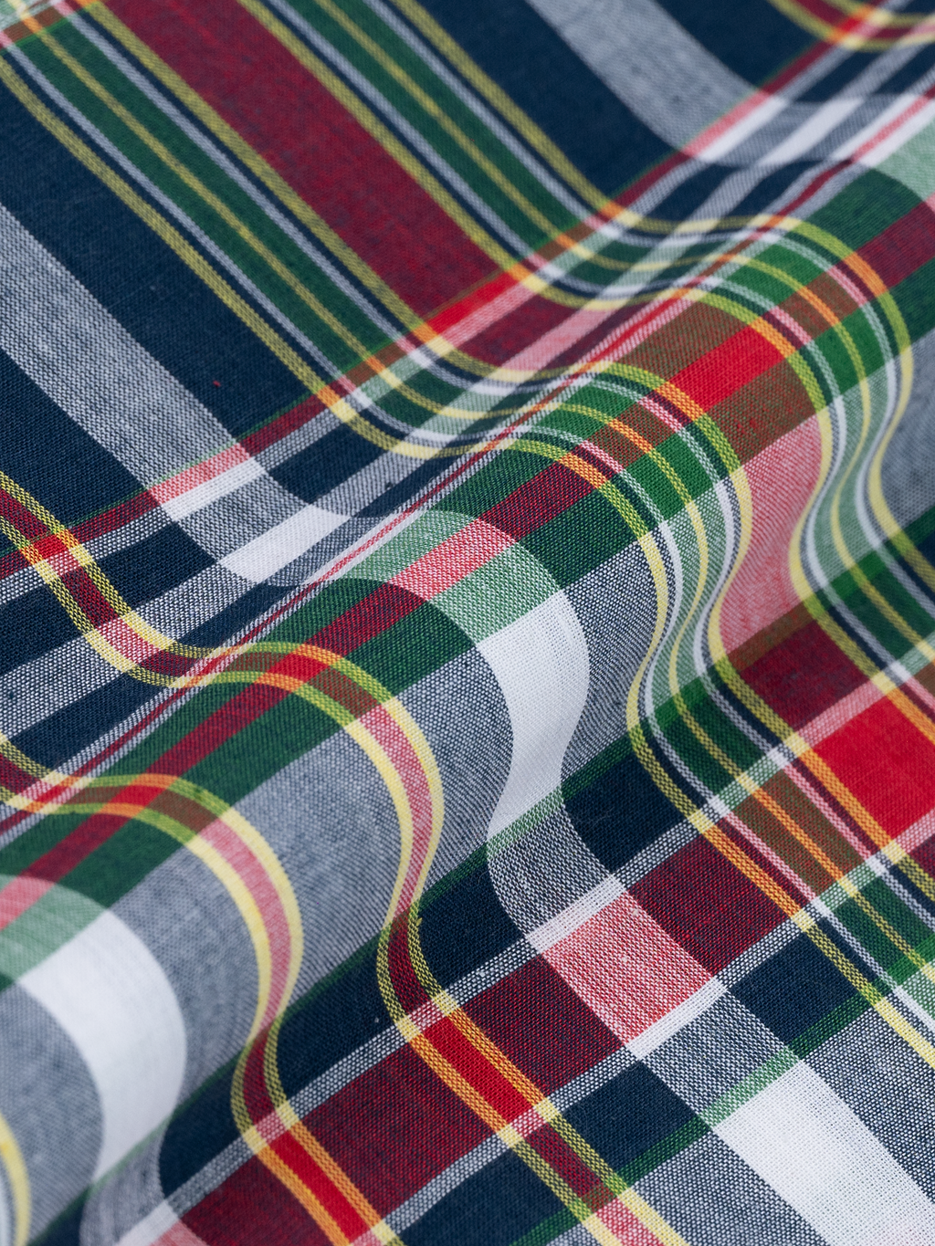Navy & Red Madras Check