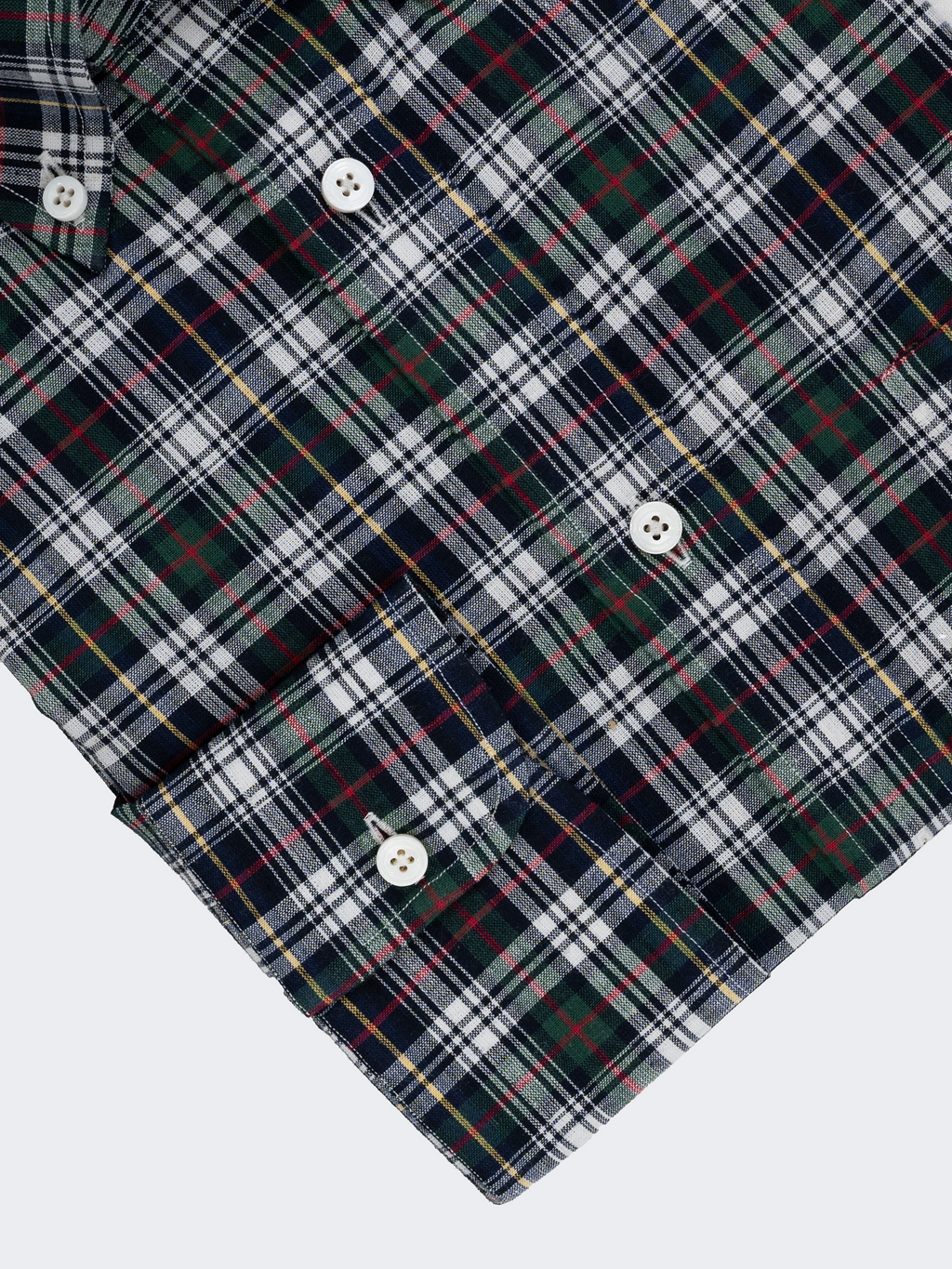 Black & Green Madras Check