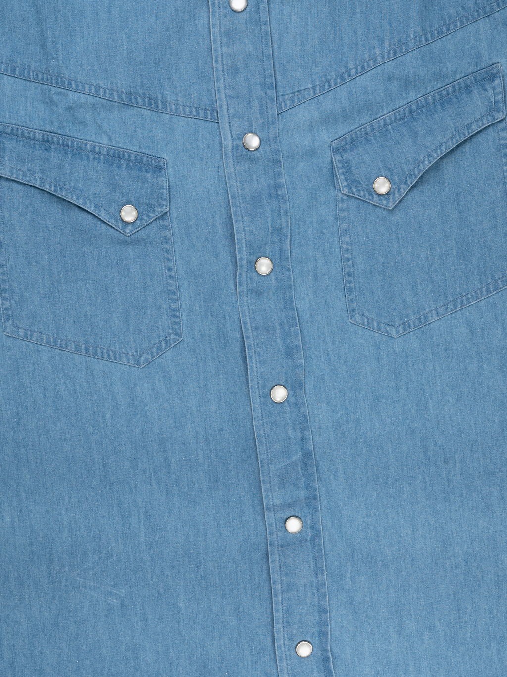 Light Wash | Triple Stack Button | Western Denim