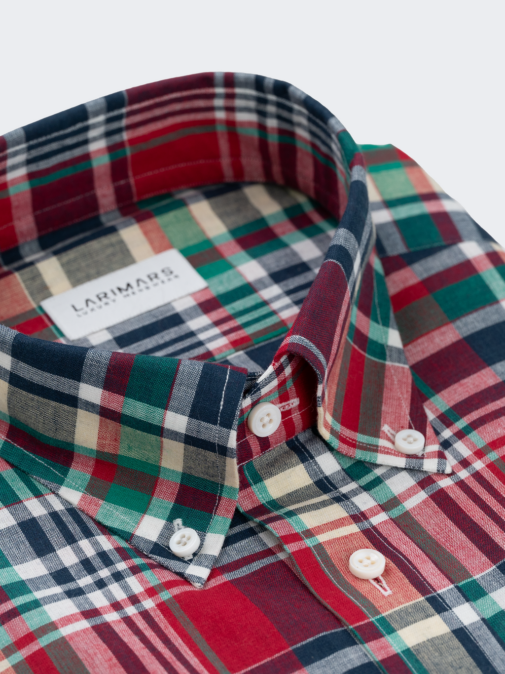 Maroon & Green Madras Check