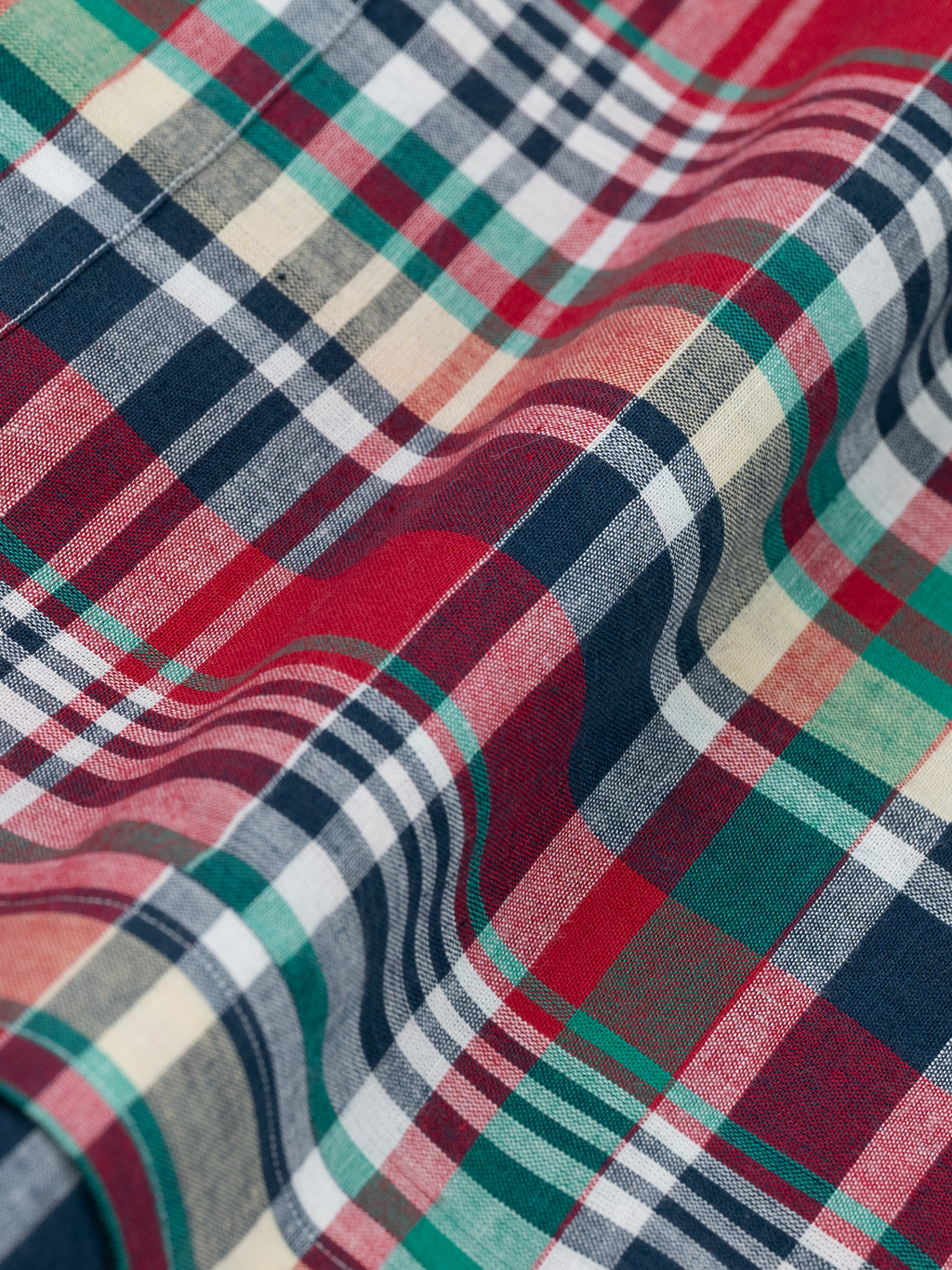 Maroon & Green Madras Check