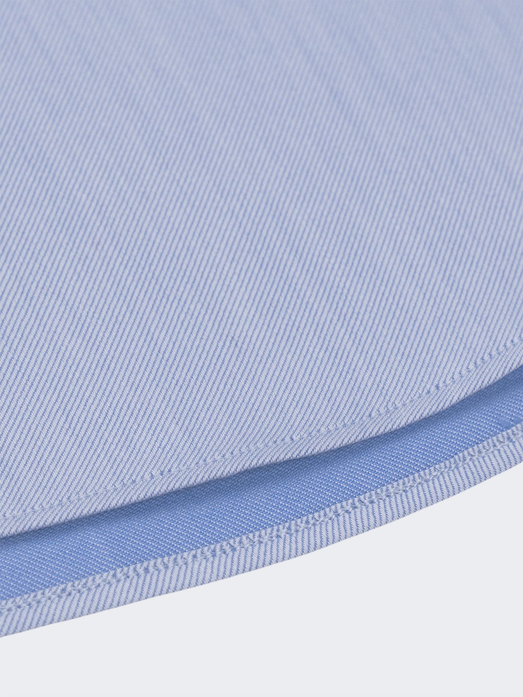 Medium Blue Fine Twill | Non iron