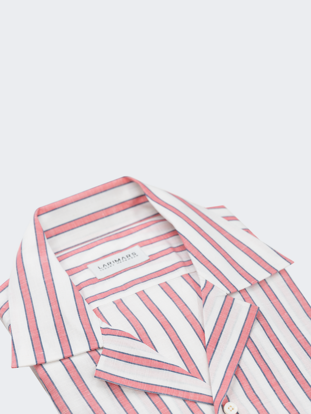Red & Navy Wide Stripe | Half Sleeve