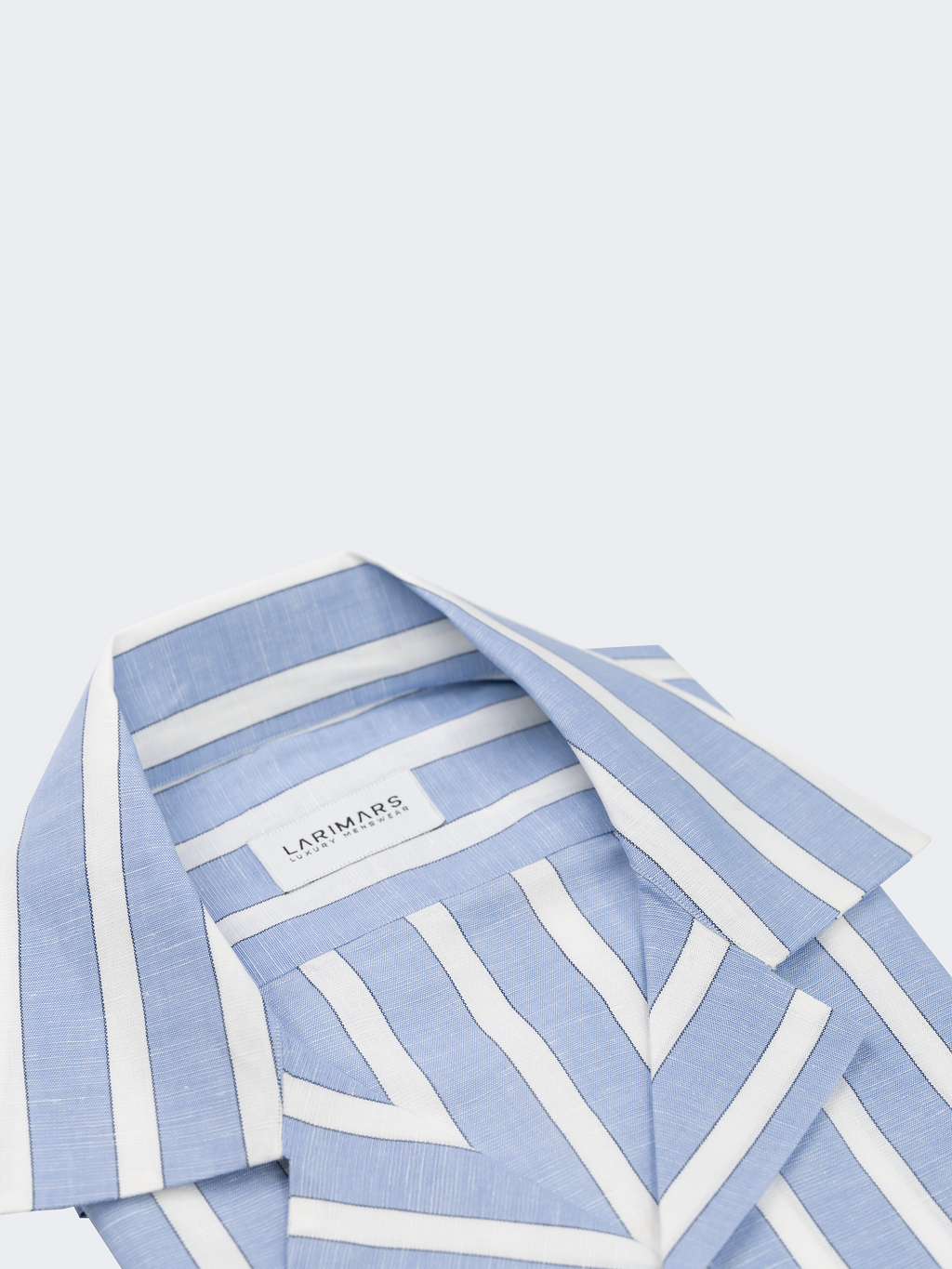 Blue Wide Stripe | Half Sleeve