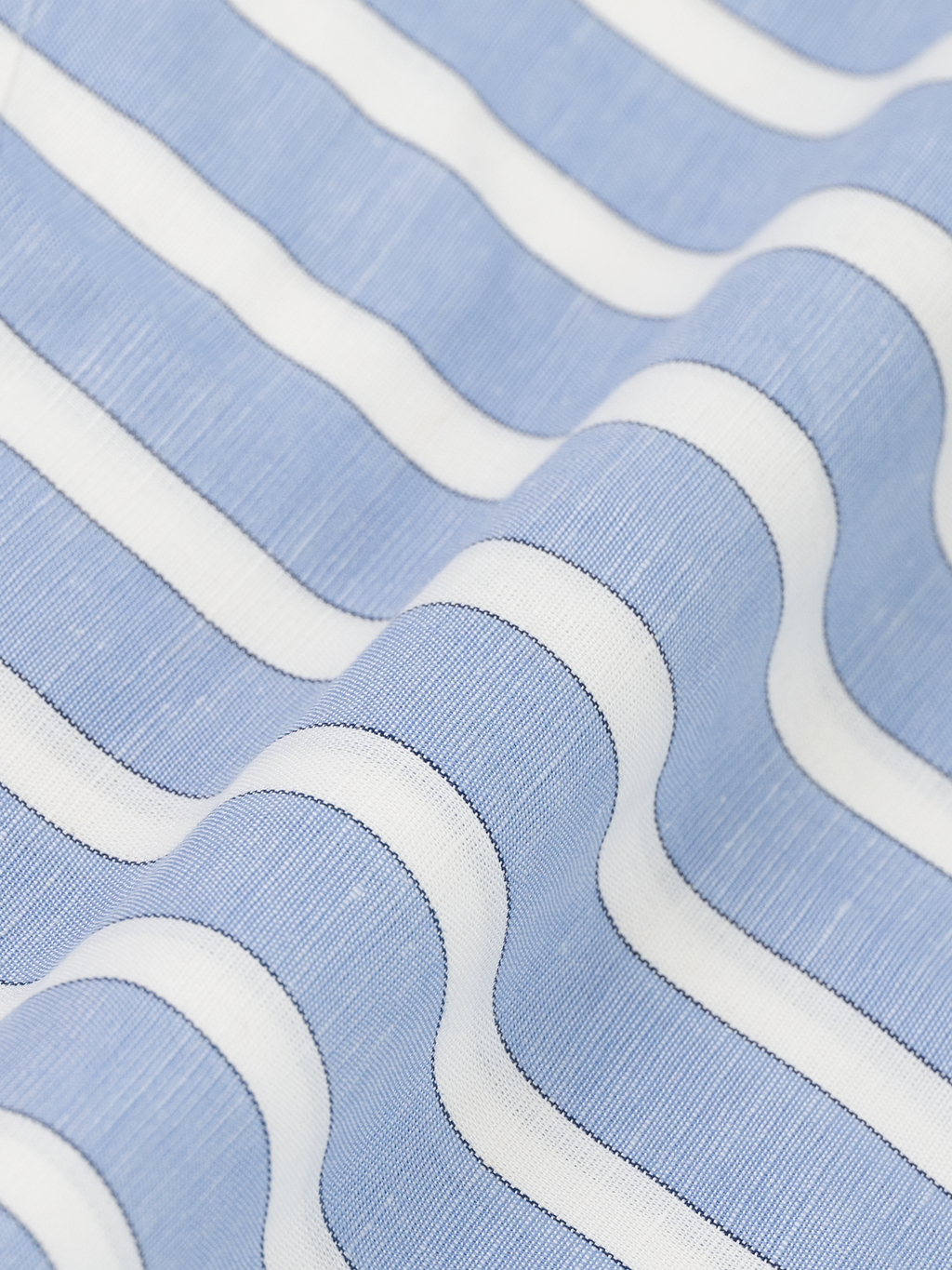 Blue Wide Stripe | Half Sleeve