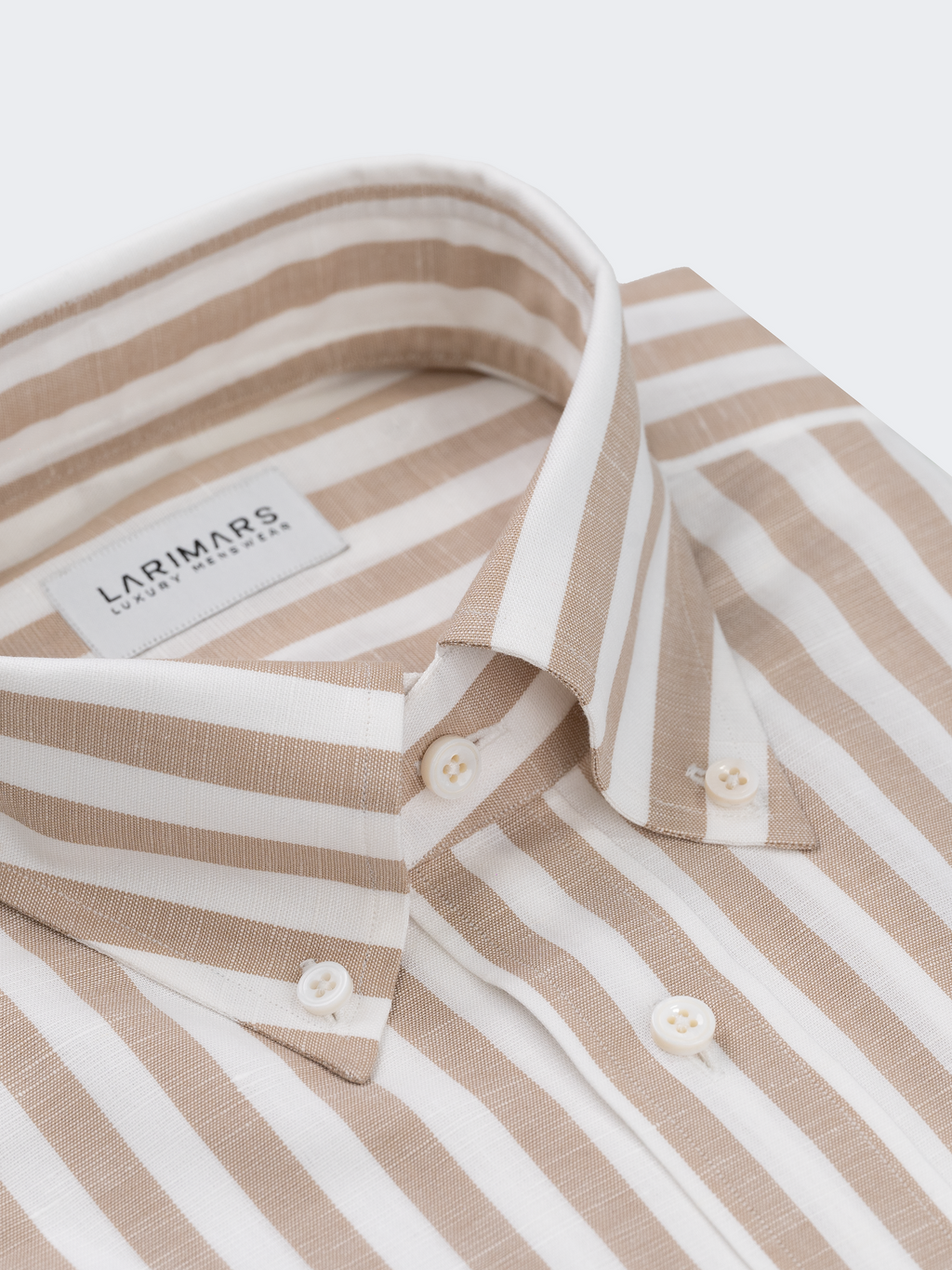 Brown Stripe Linen