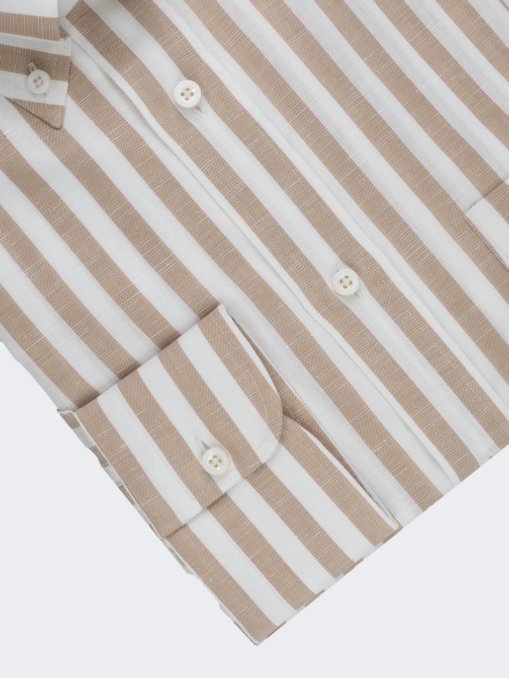 Brown Stripe Linen
