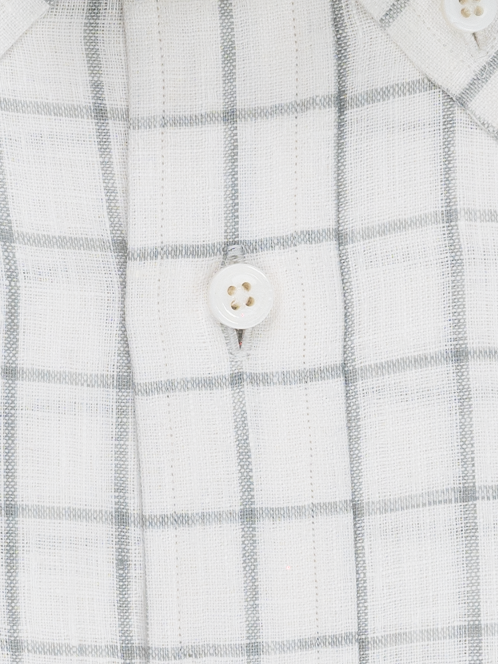 White & Grey Linen Check
