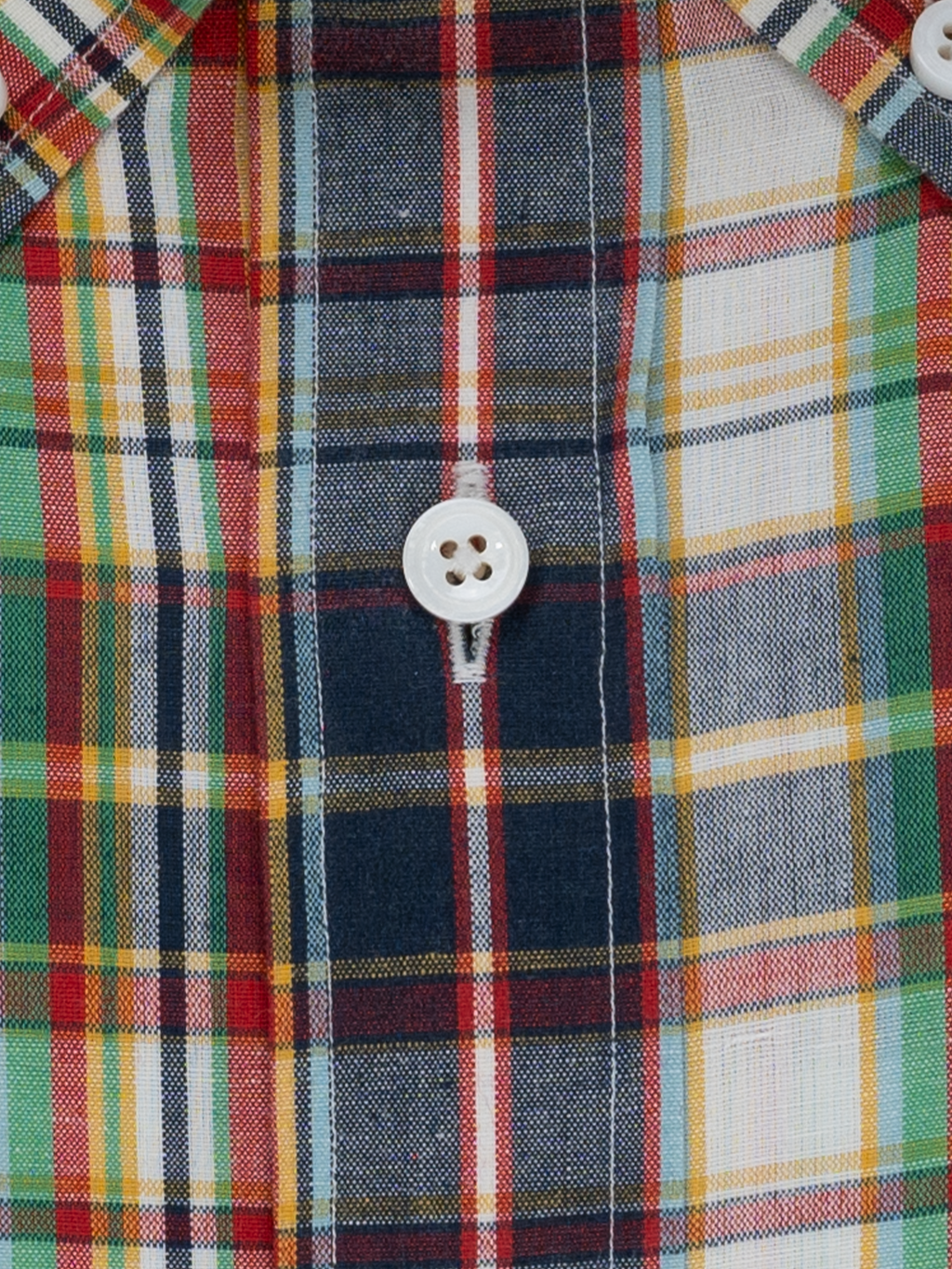 Navy & Green Madras Check