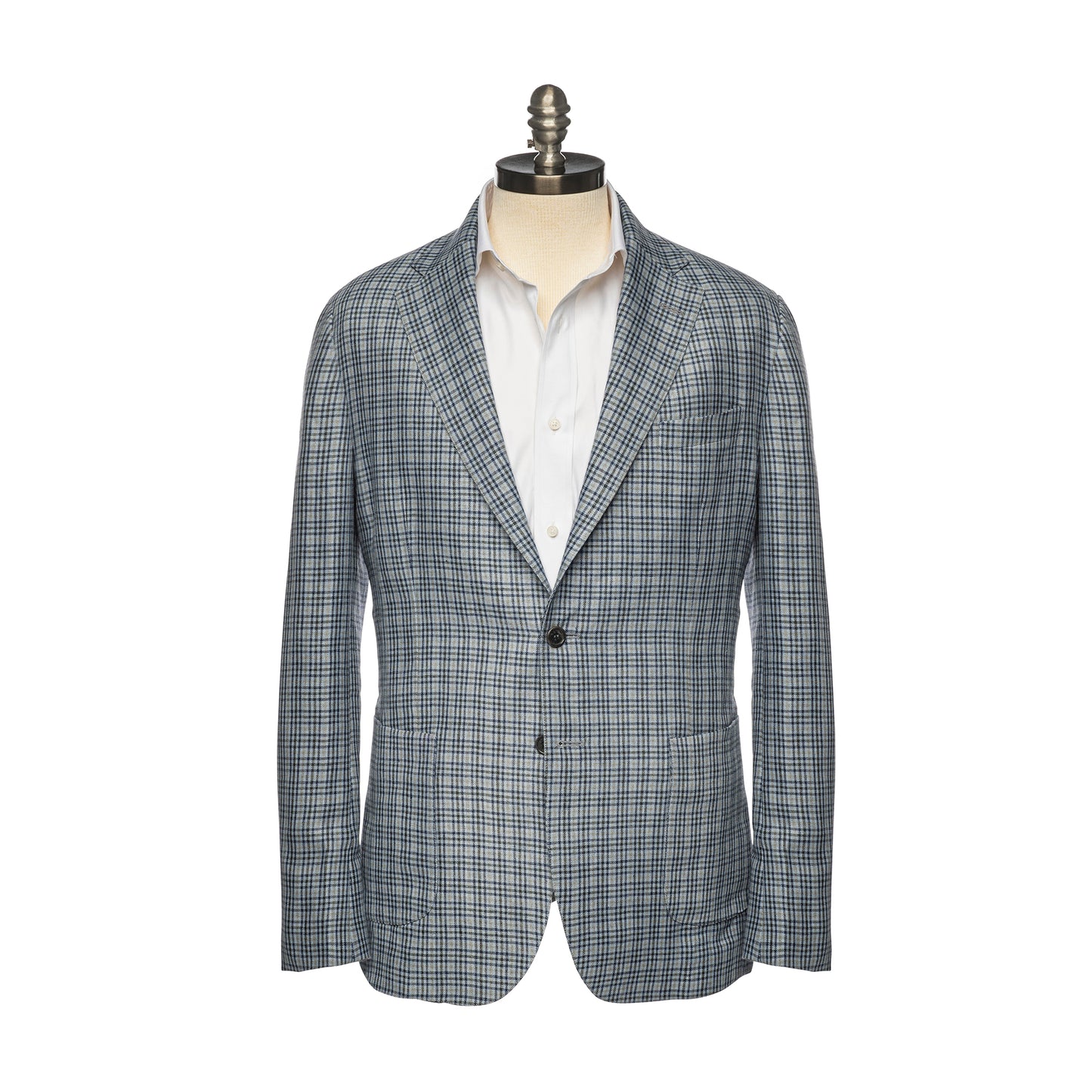 Blue & Navy Multi Check 2pcs Suit