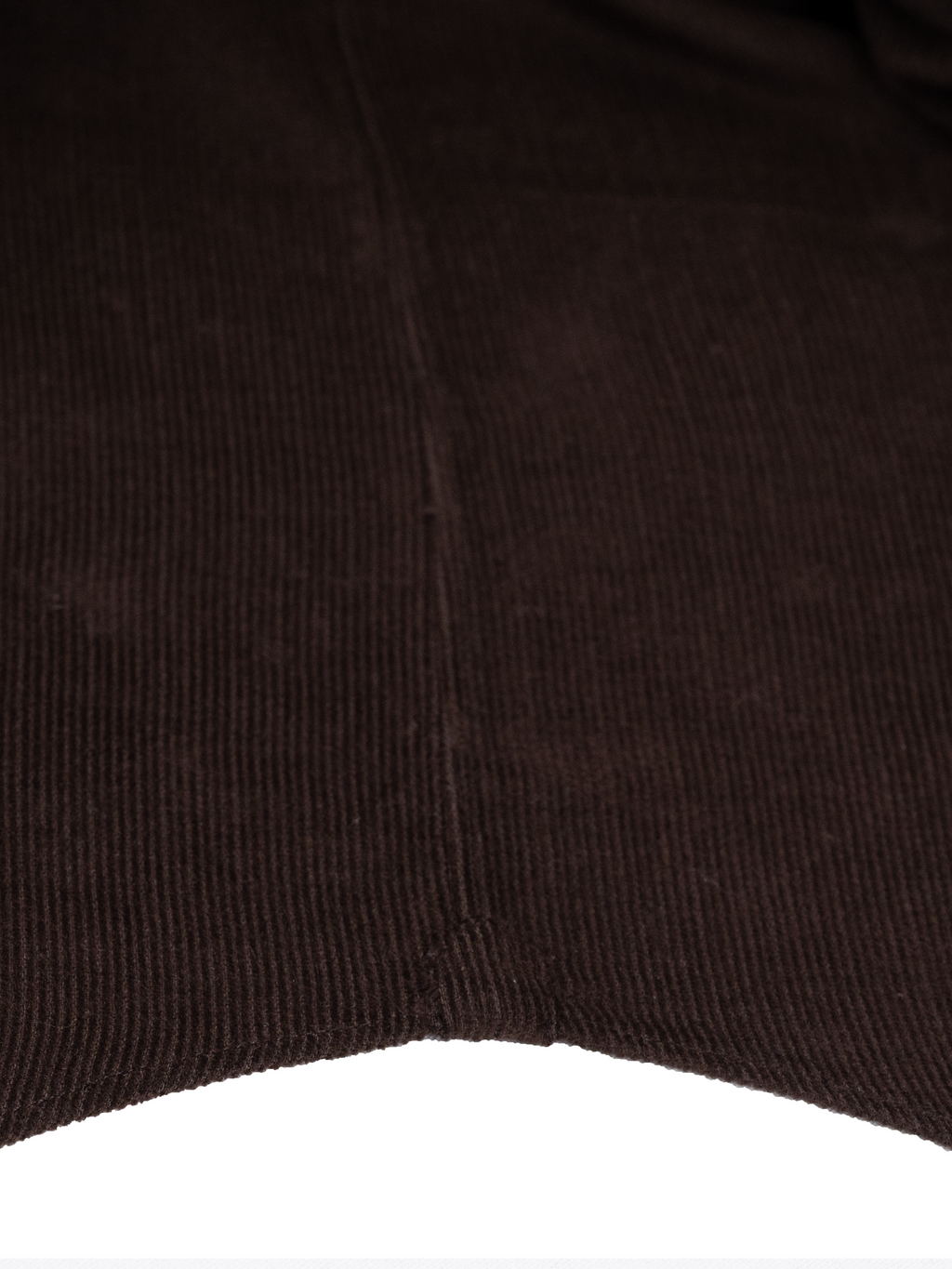 Dark Brown Corduroy | Italian Spread Collar