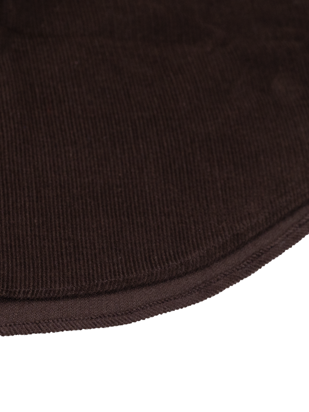 Dark Brown Corduroy | Italian Spread Collar