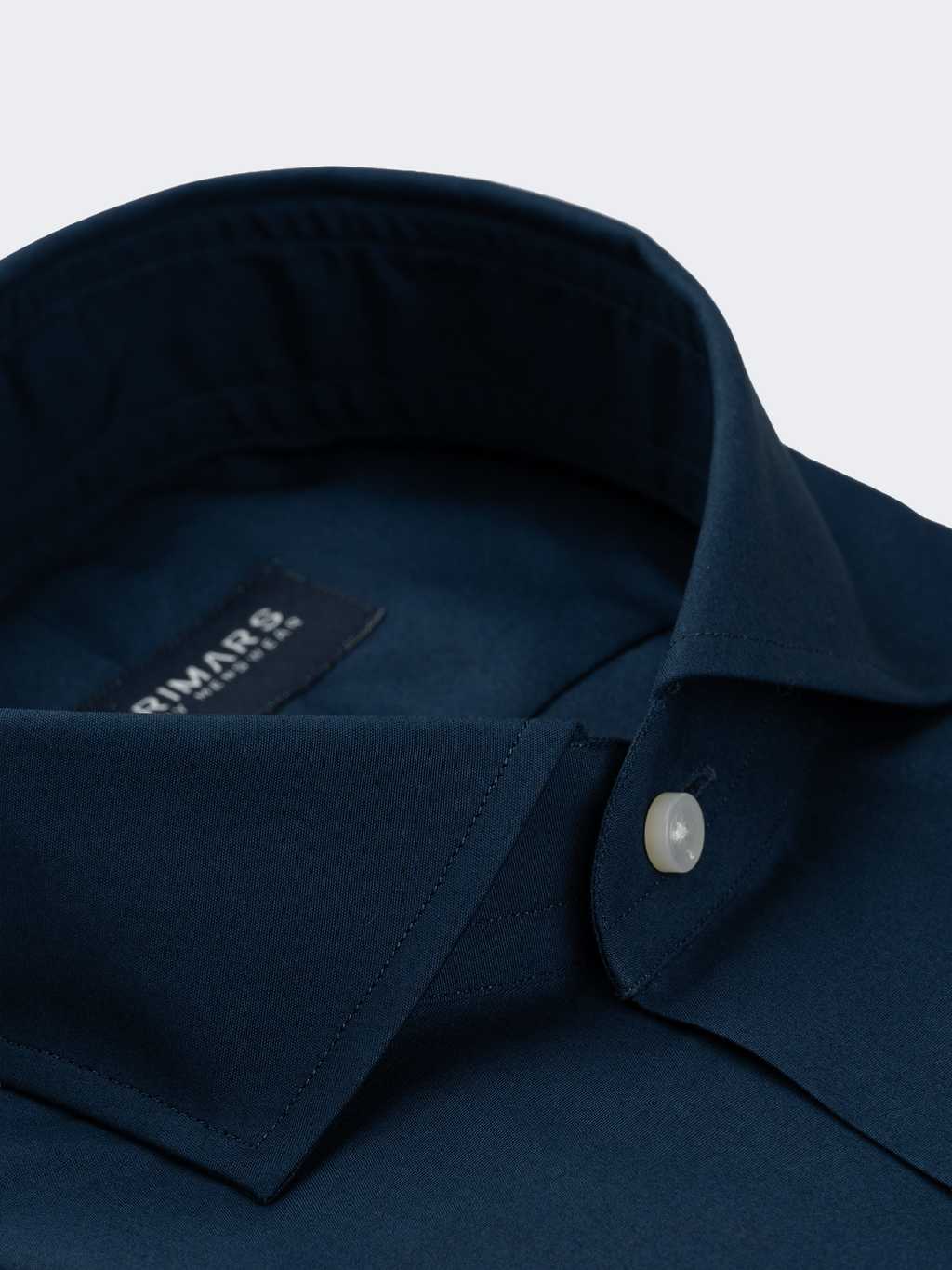 Navy Blue Poplin | Cotton Shirt