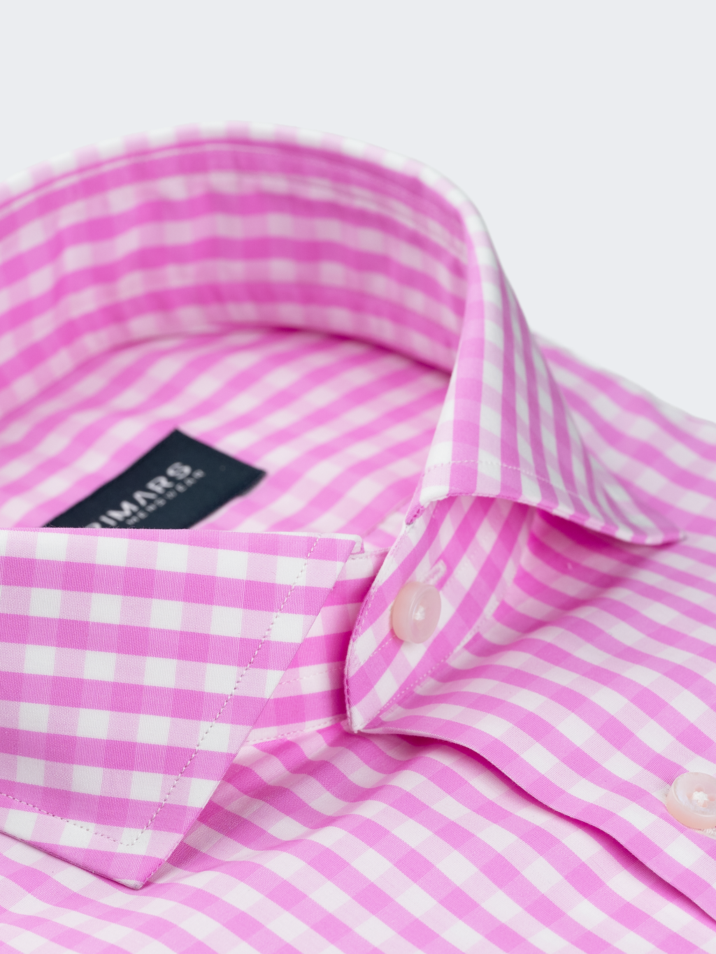 Pink Gingham | Cotton Shirt