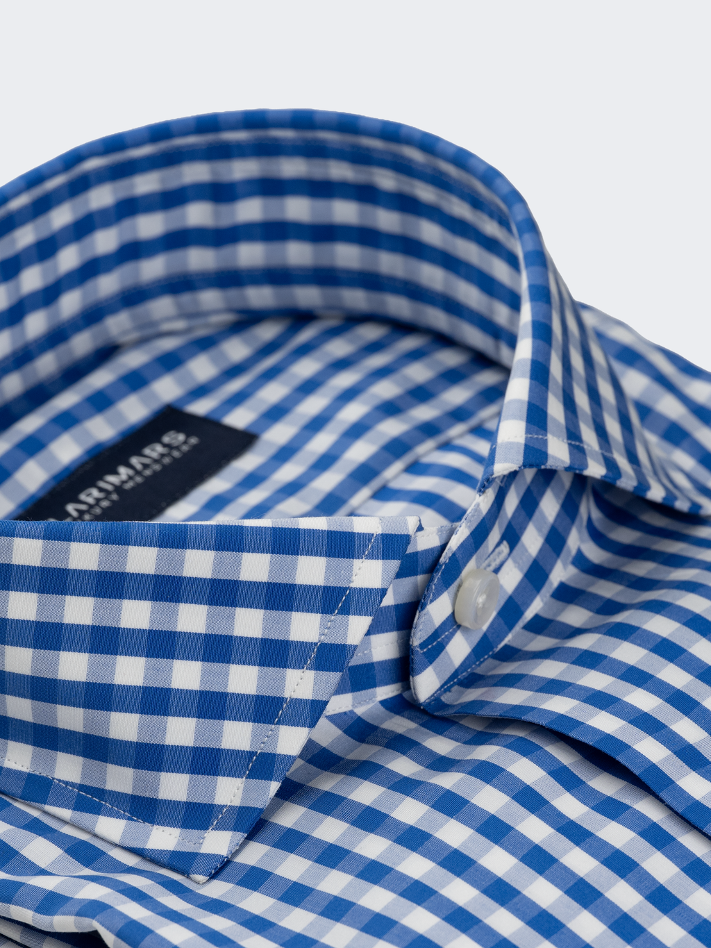 Blue Gingham | Cotton Shirt