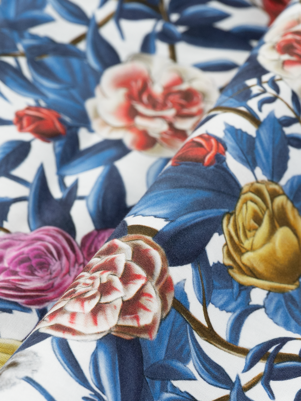 Impressionist Floral Print | Cotton Shirt