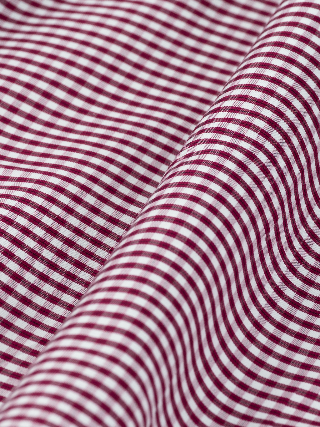 Red Mini Gingham | Cotton Shirt