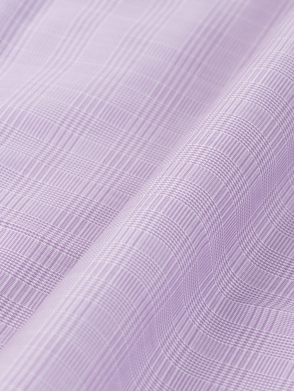 Mauve Prince of Wales Check | Cotton Shirt