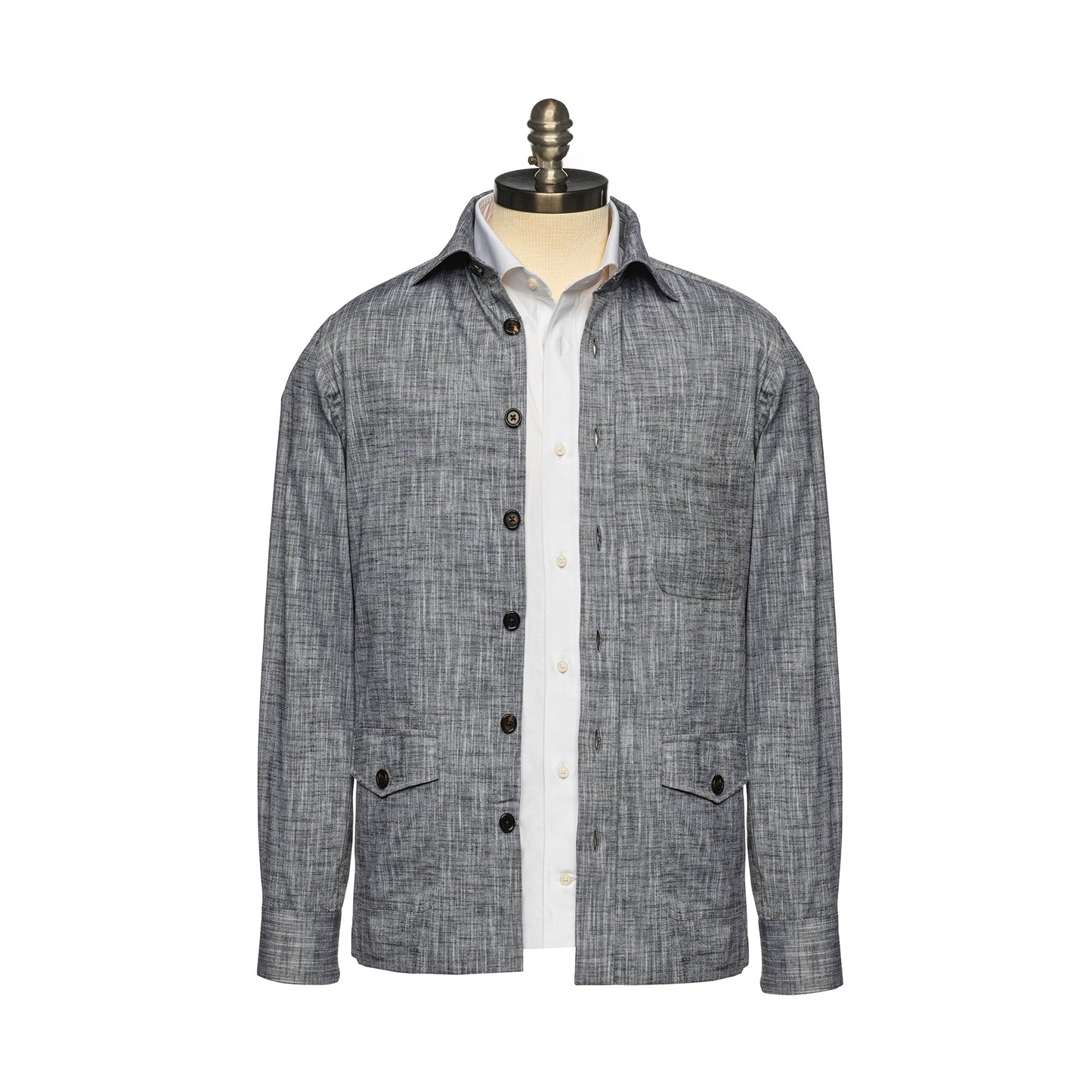 BEST GREY LINEN OVER SHIRTS FOR MEN