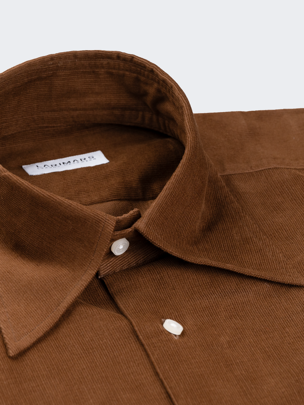 Caramel Corduroy | Italian Spread Collar