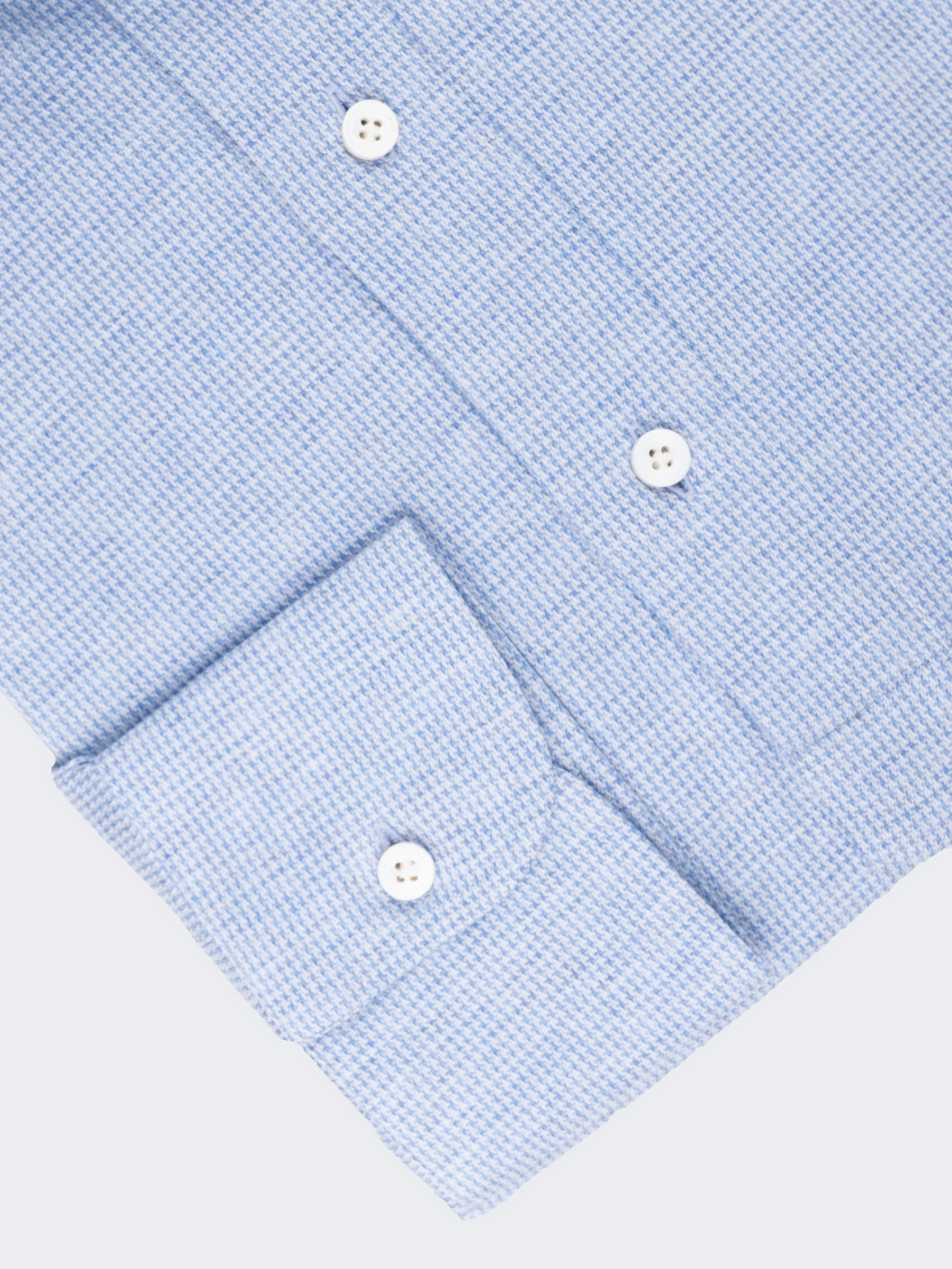 Sky Houndstooth | Knitted Shirt