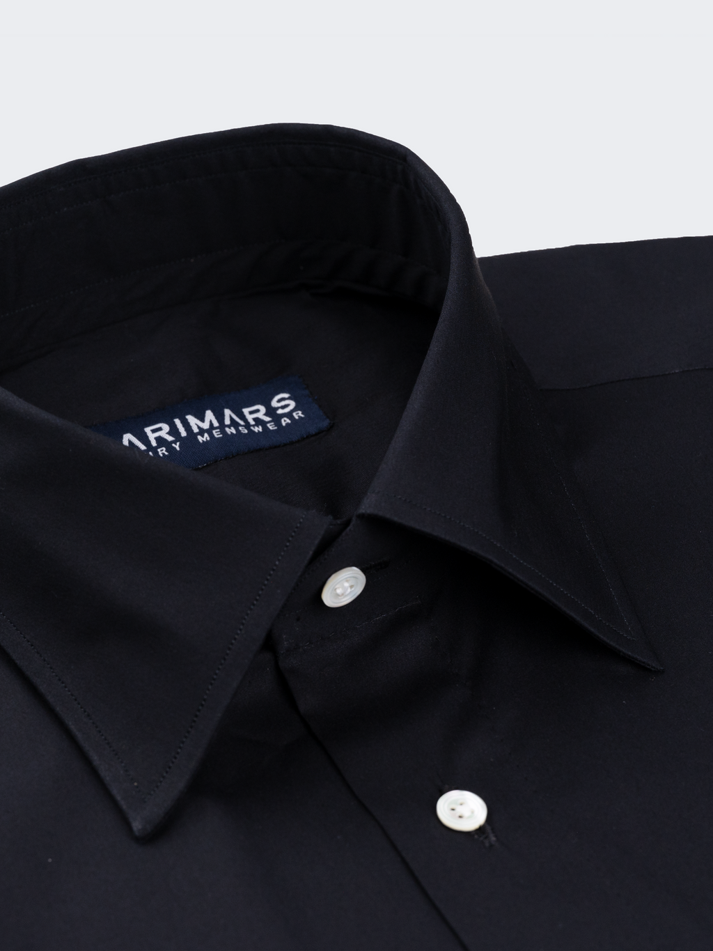 Canclini Zephir Black Stretch Shirt
