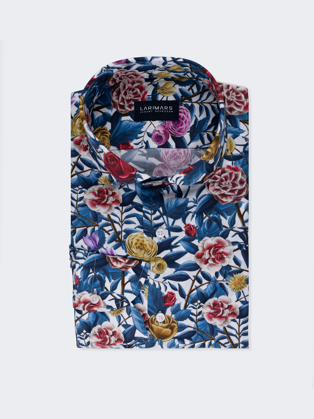 Impressionist Floral Print | Cotton Shirt