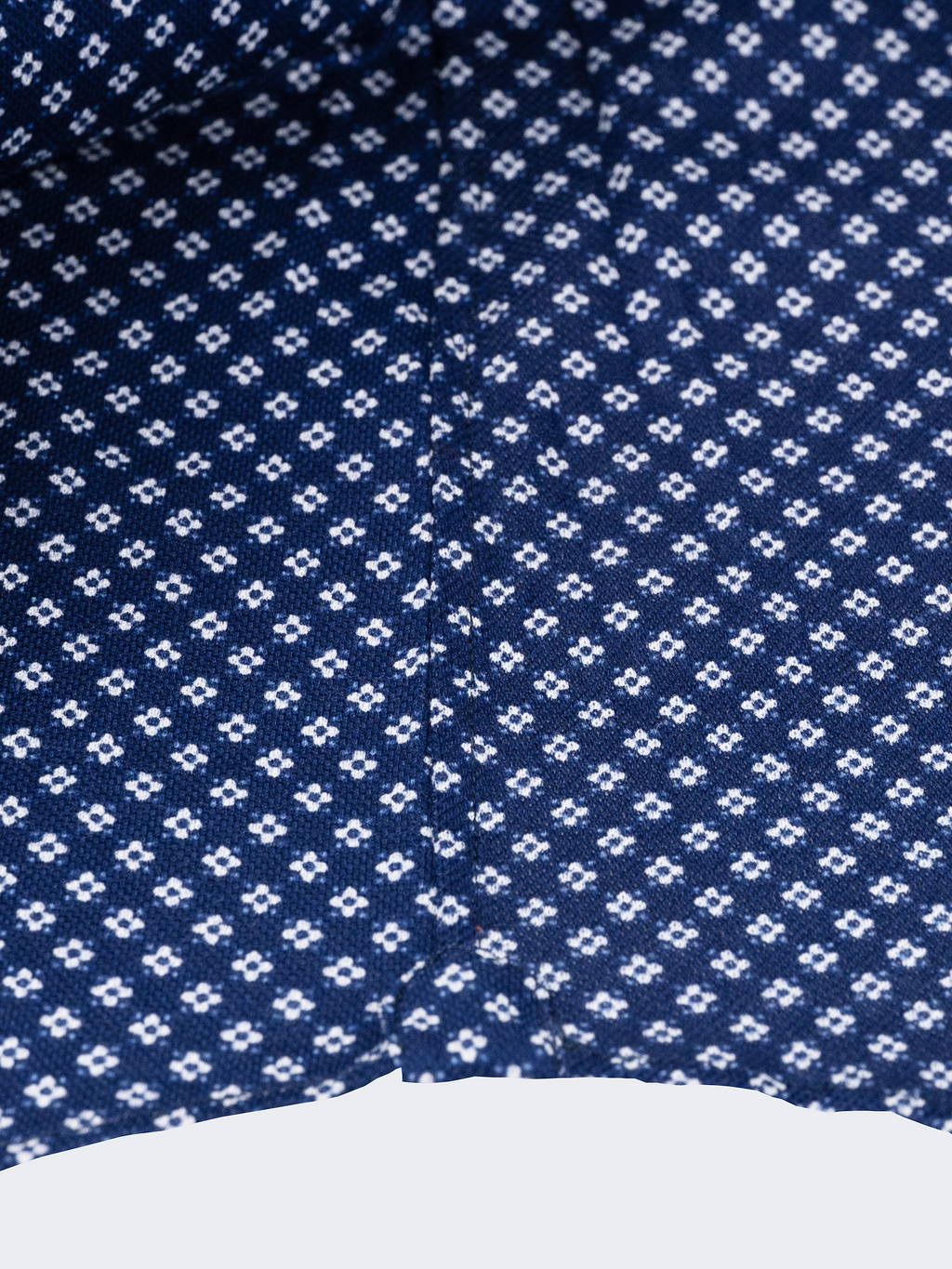 Navy Flower Print