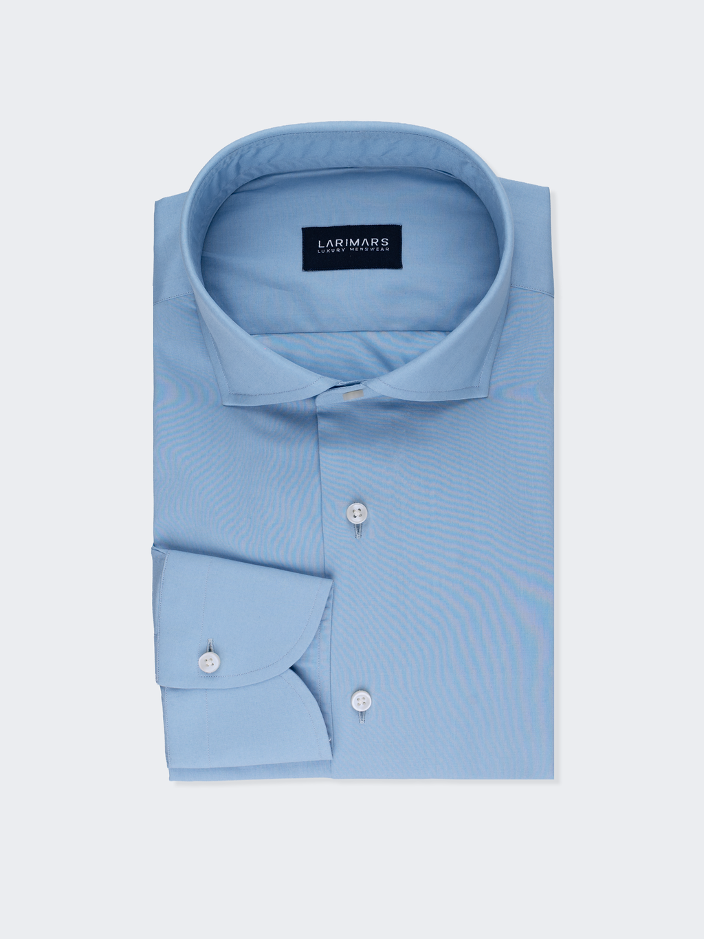 Sky Blue Poplin | Cotton Shirt