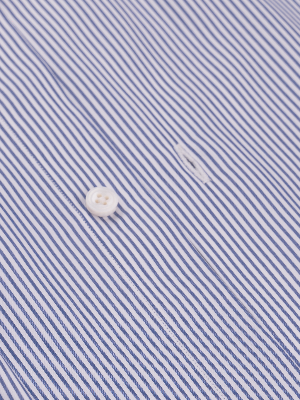 Dark Blue Pencil Stripe | Easy Iron