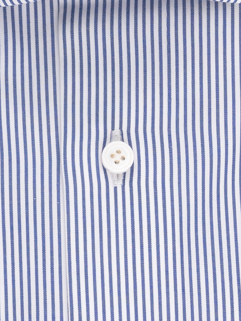 Dark Blue Pencil Stripe | Easy Iron