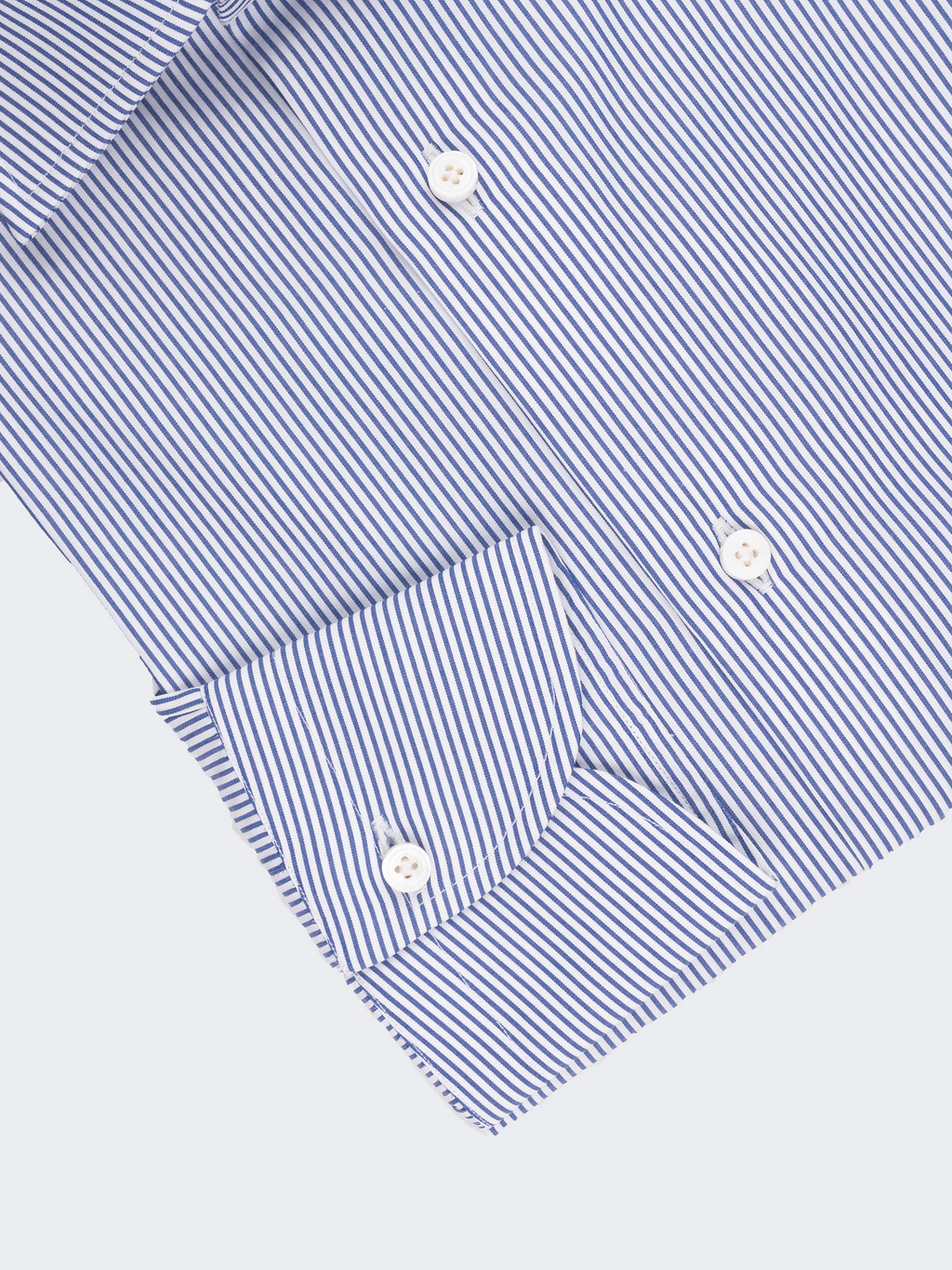 Dark Blue Pencil Stripe | Easy Iron